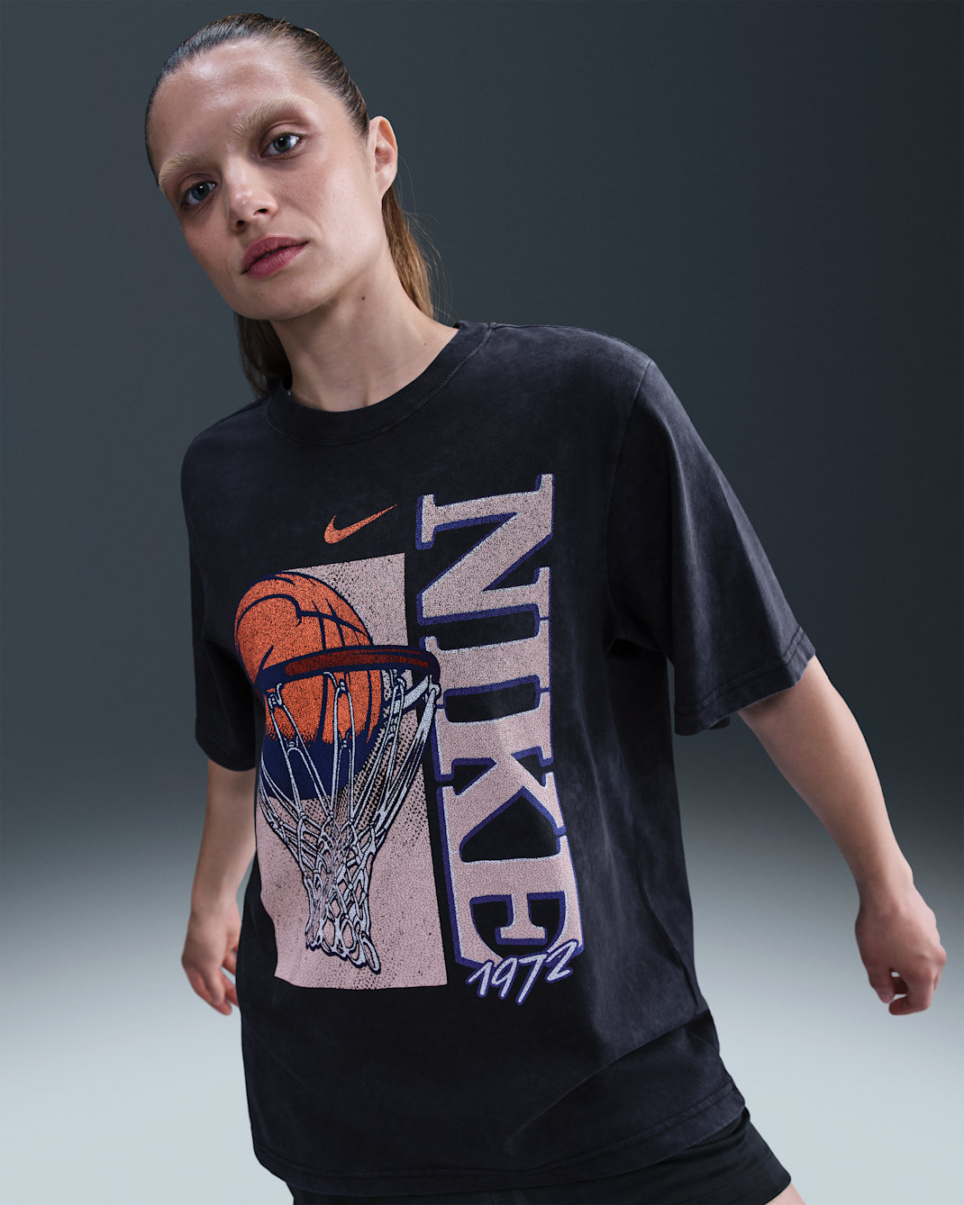 Nike Women's Basketball T-Shirt - Black