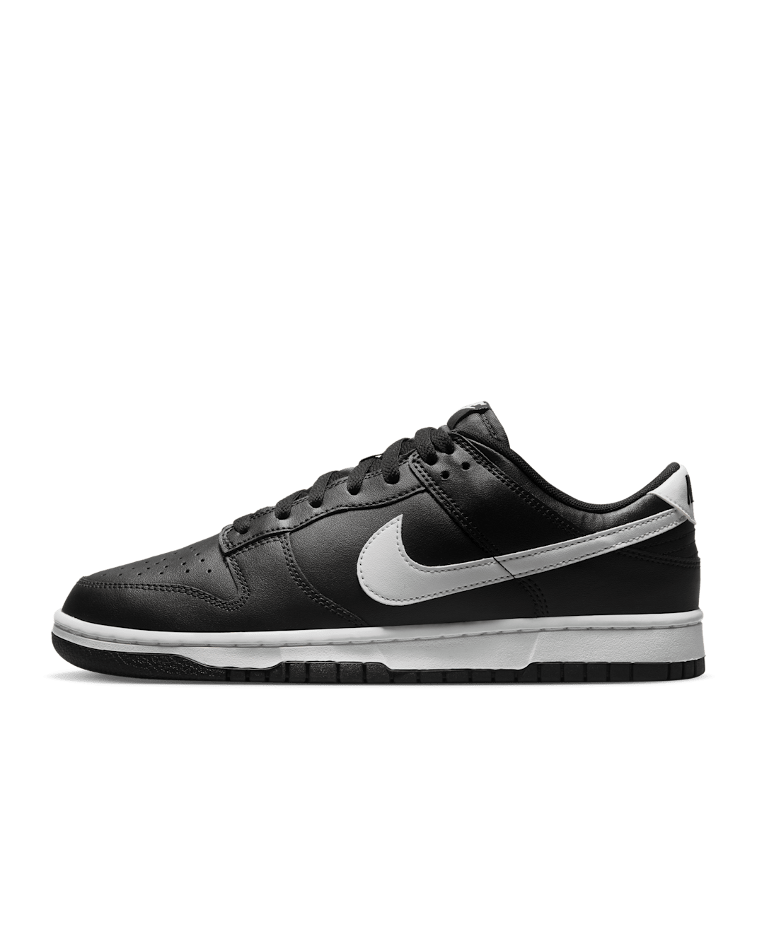 Nike Dunk Low Retro Men's Shoes - Black/Black/White/White