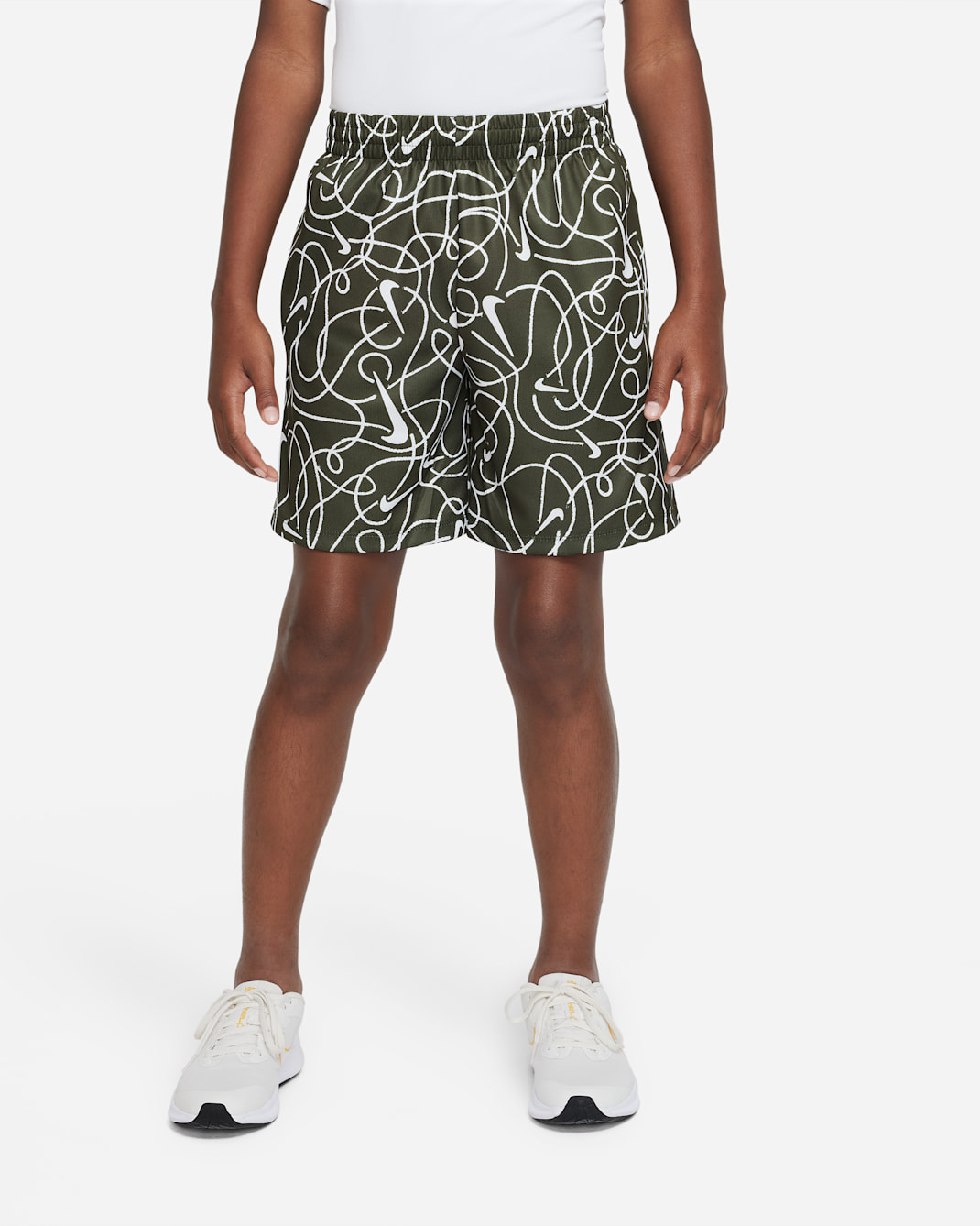 Nike Dri-FIT Multi+ Older Kids' (Boys') Training Shorts - Cargo Khaki