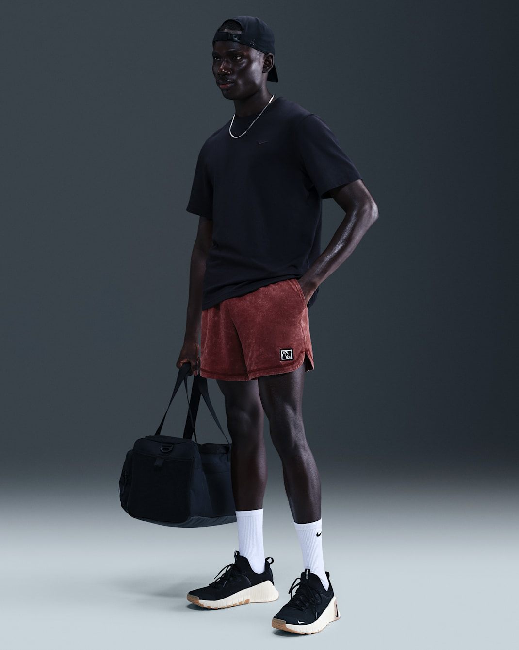 Nike Gym Heritage Dri-FIT fitness-shorts voor heren (13 cm) - Dark Team Red/Dark Team Red