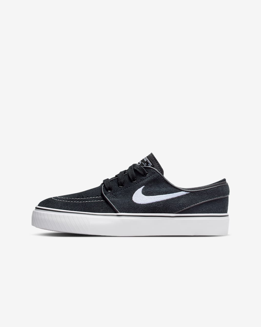 Nike SB Stefan Janoski Big Kids' Skate Shoes - Black/Black/White/White