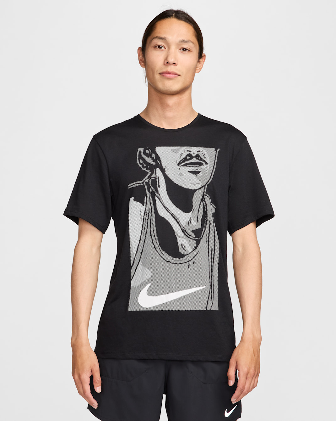 Nike Rise 365 Run Energy Men's Short-Sleeve Running Top - Black/Summit White