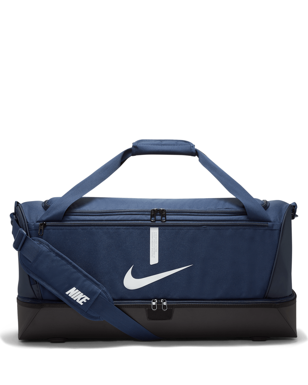 Fotbollsväska Nike Academy Team Hardcase (stor, 59L) - Midnight Navy/Svart/Vit