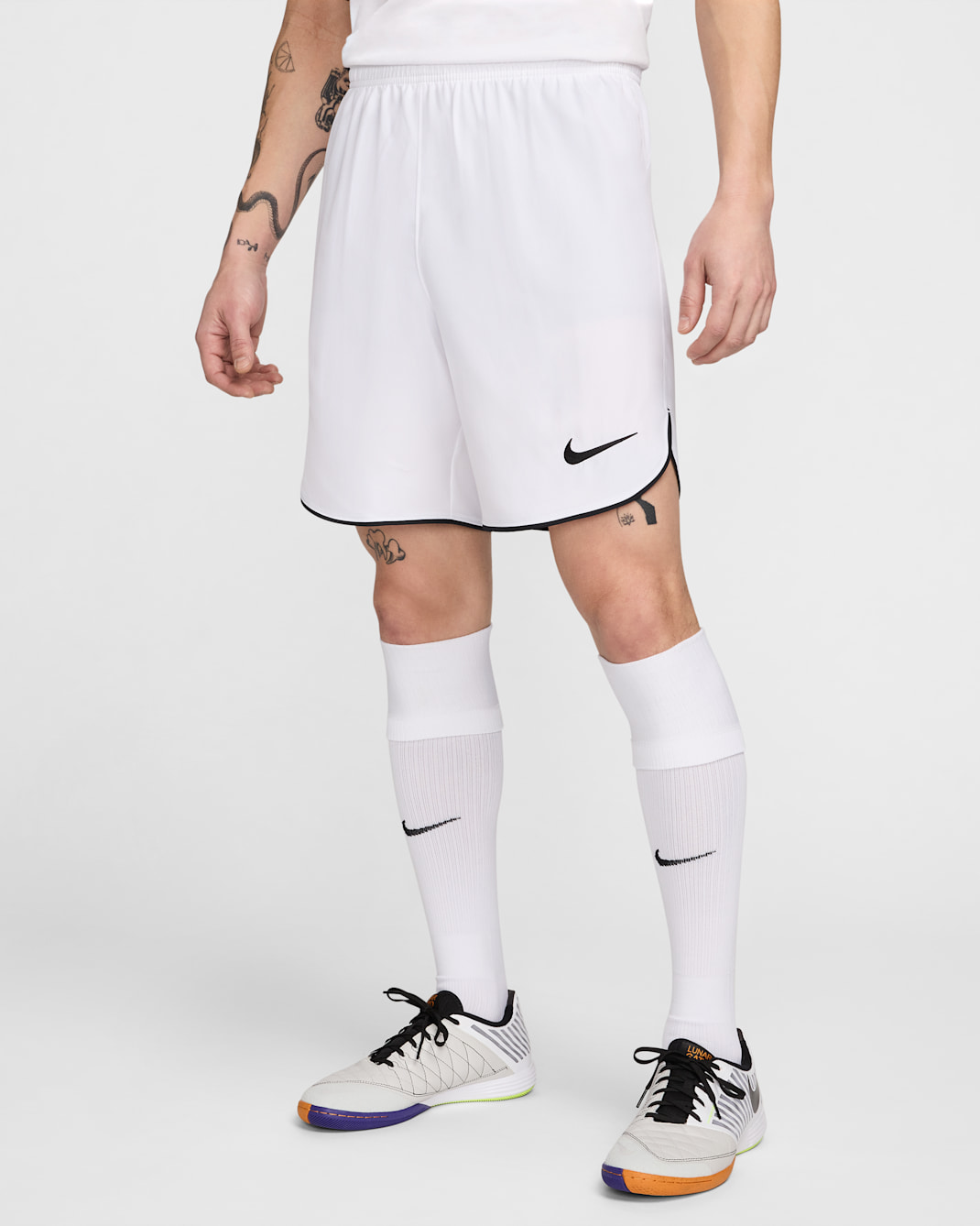 Nike Dri-FIT Men's Soccer Shorts - White/Black/Black