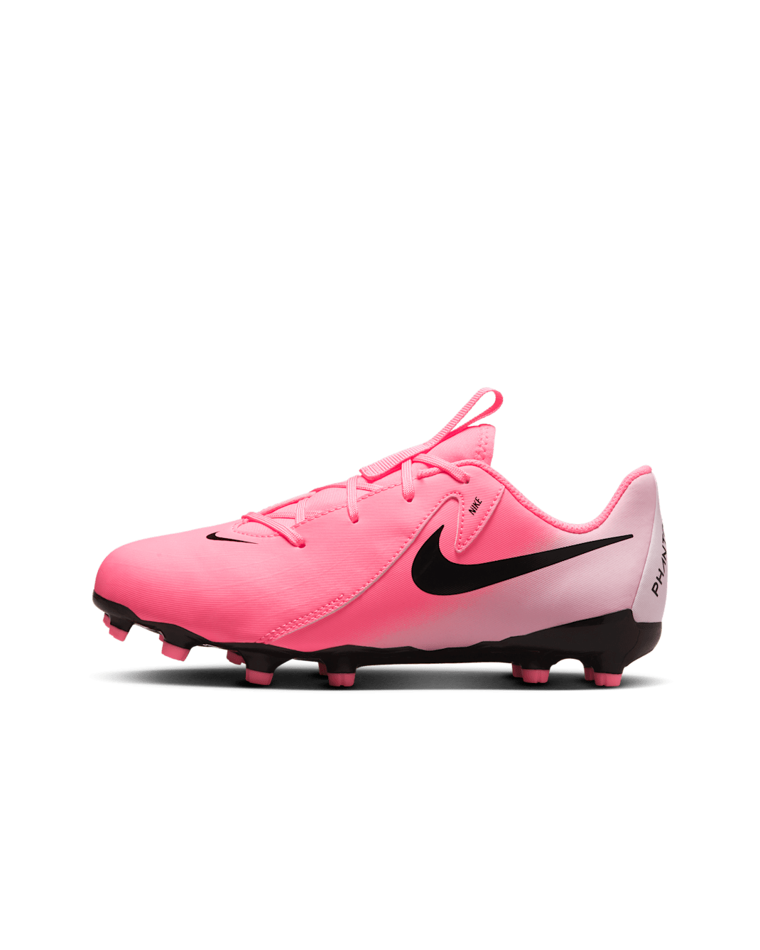 Nike Jr. Phantom GX 2 Academy 小/大童多種場地低筒足球釘鞋 - Sunset Pulse/黑色