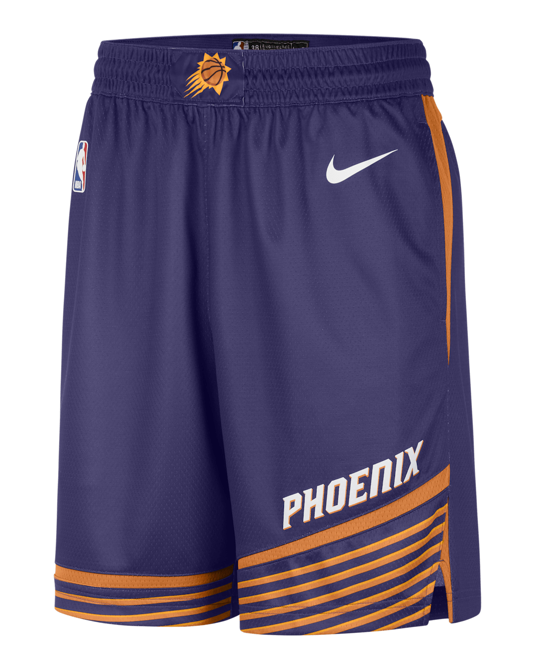 Short Nike Dri-FIT NBA Swingman Phoenix Suns Icon Edition pour Homme - New Orchid/Blanc