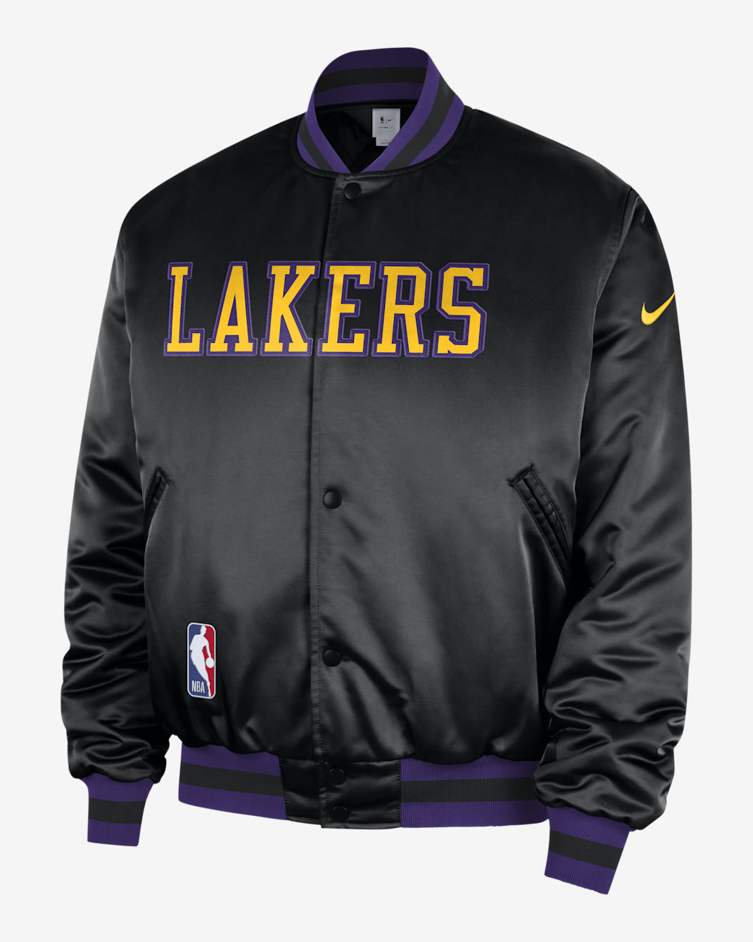 Los Angeles Lakers City Edition Men's Nike NBA Premium Jacket - Black