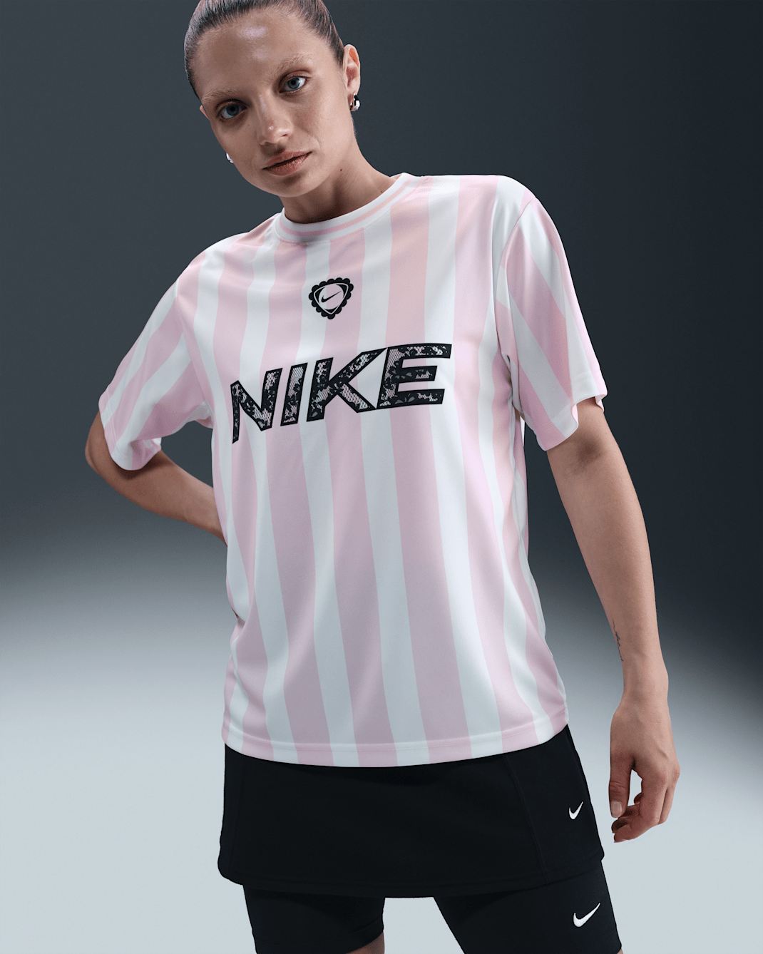 Nike Sportswear Damen-Fußballtrikot - Pink Foam/Weiß/Schwarz