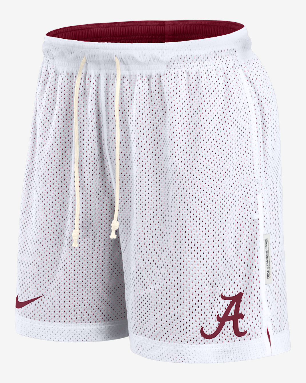 Alabama Crimson Tide Primetime Reversible Men's Nike Dri-FIT College Shorts - White