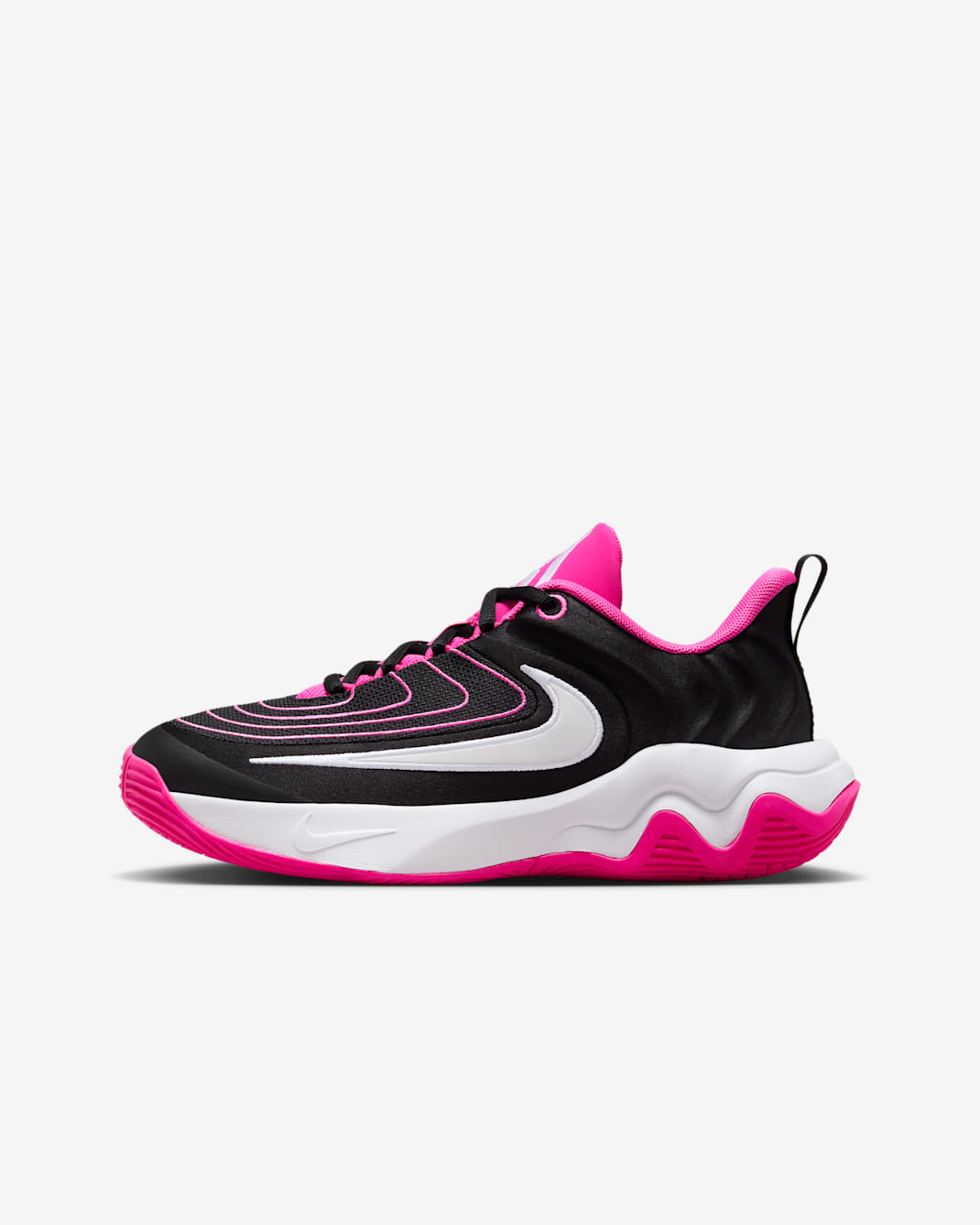 Giannis Immortality 4 Big Kids' Basketball Shoes - Black/Laser Fuchsia/White