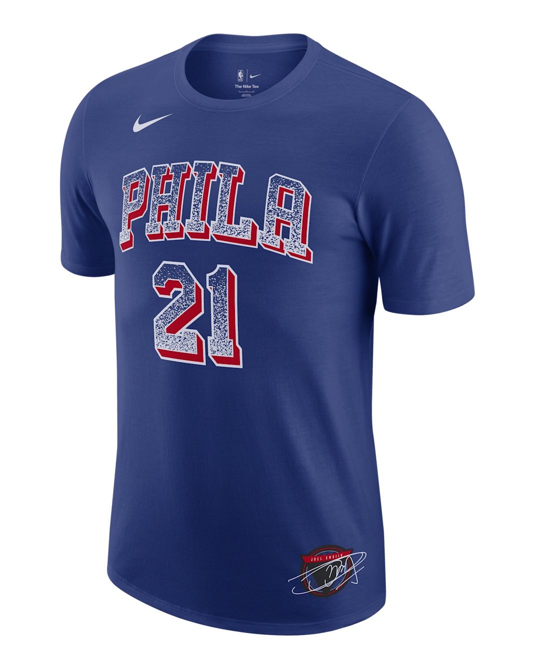 Joel Embiid Philadelphia 76ers Select Series Men's Nike NBA T-Shirt - Rush Blue