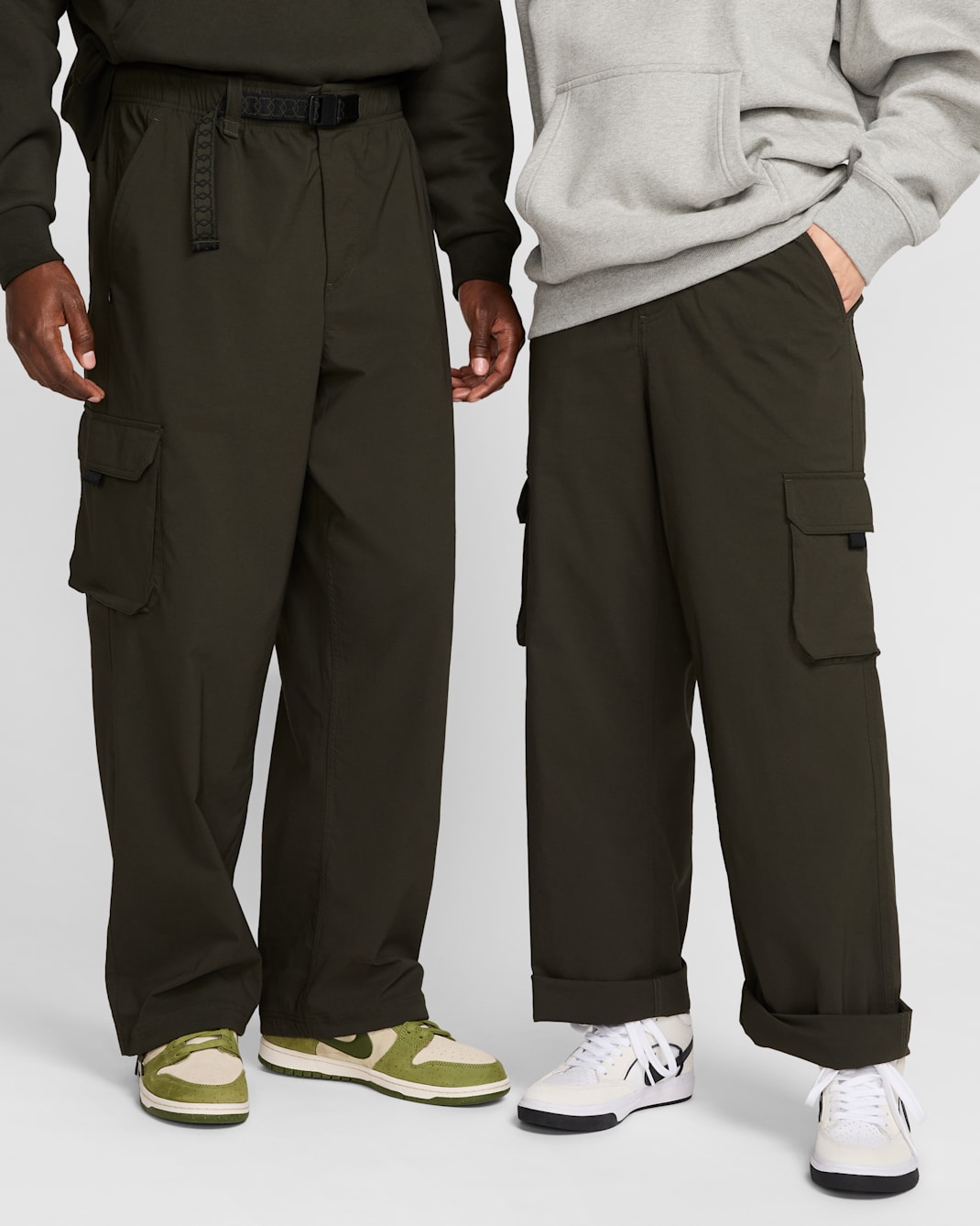 Nike SB Kearny Cargo Skate Pants - Sequoia/White