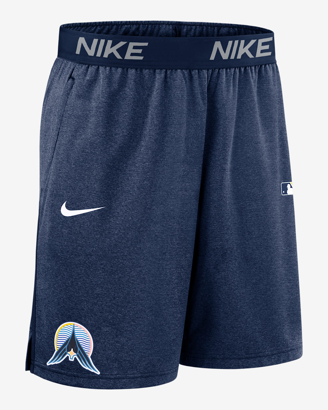 Shorts Nike Dri-FIT de la MLB para hombre Minnesota Twins Authentic Collection City Connect - Azul marino