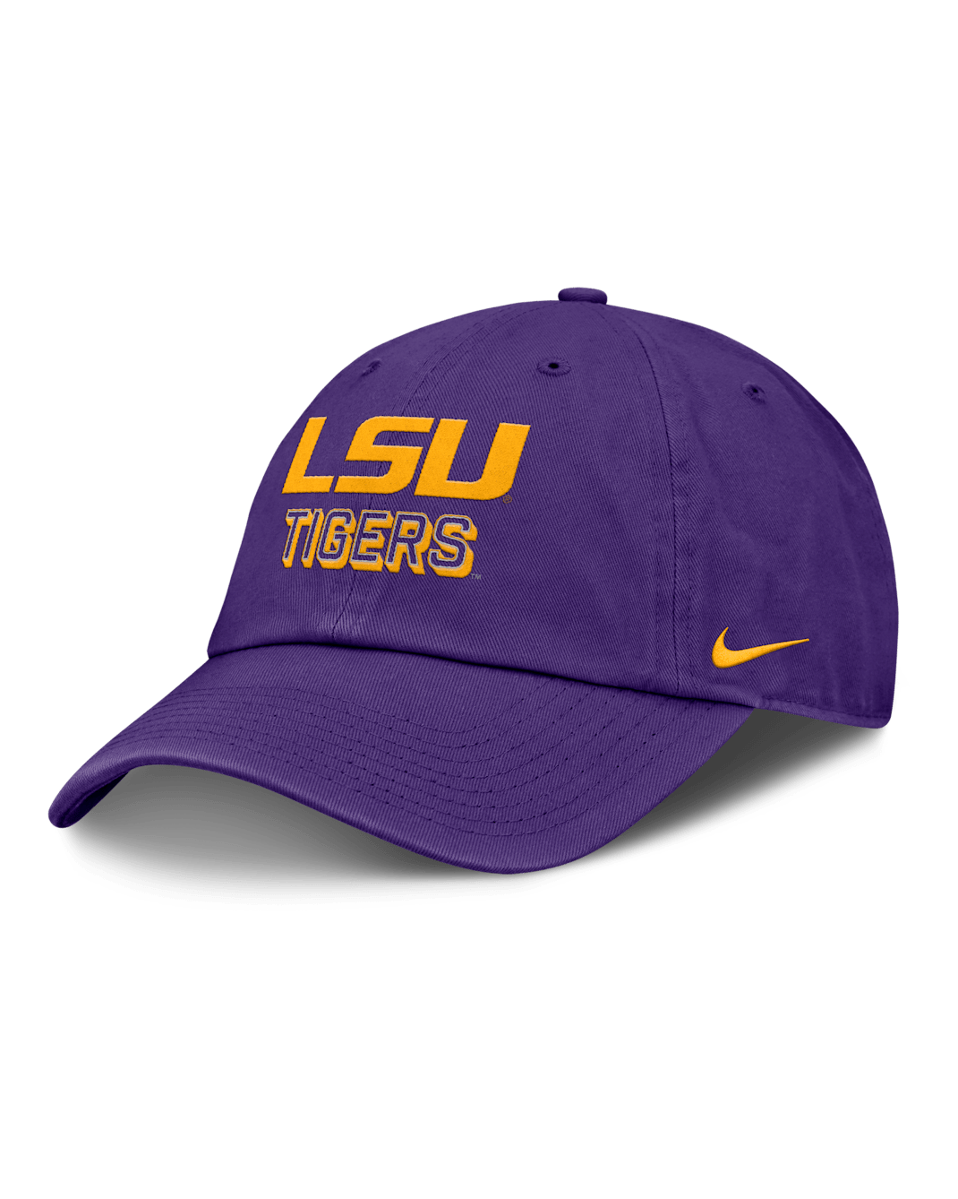 Gorra universitaria Nike ajustable para hombre LSU On-Field Club Gameday - Morado