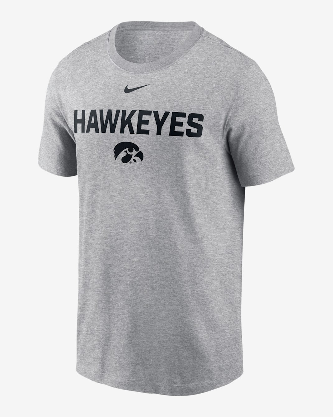 Iowa Campus 2-Hit Men's Nike College T-Shirt - Grey