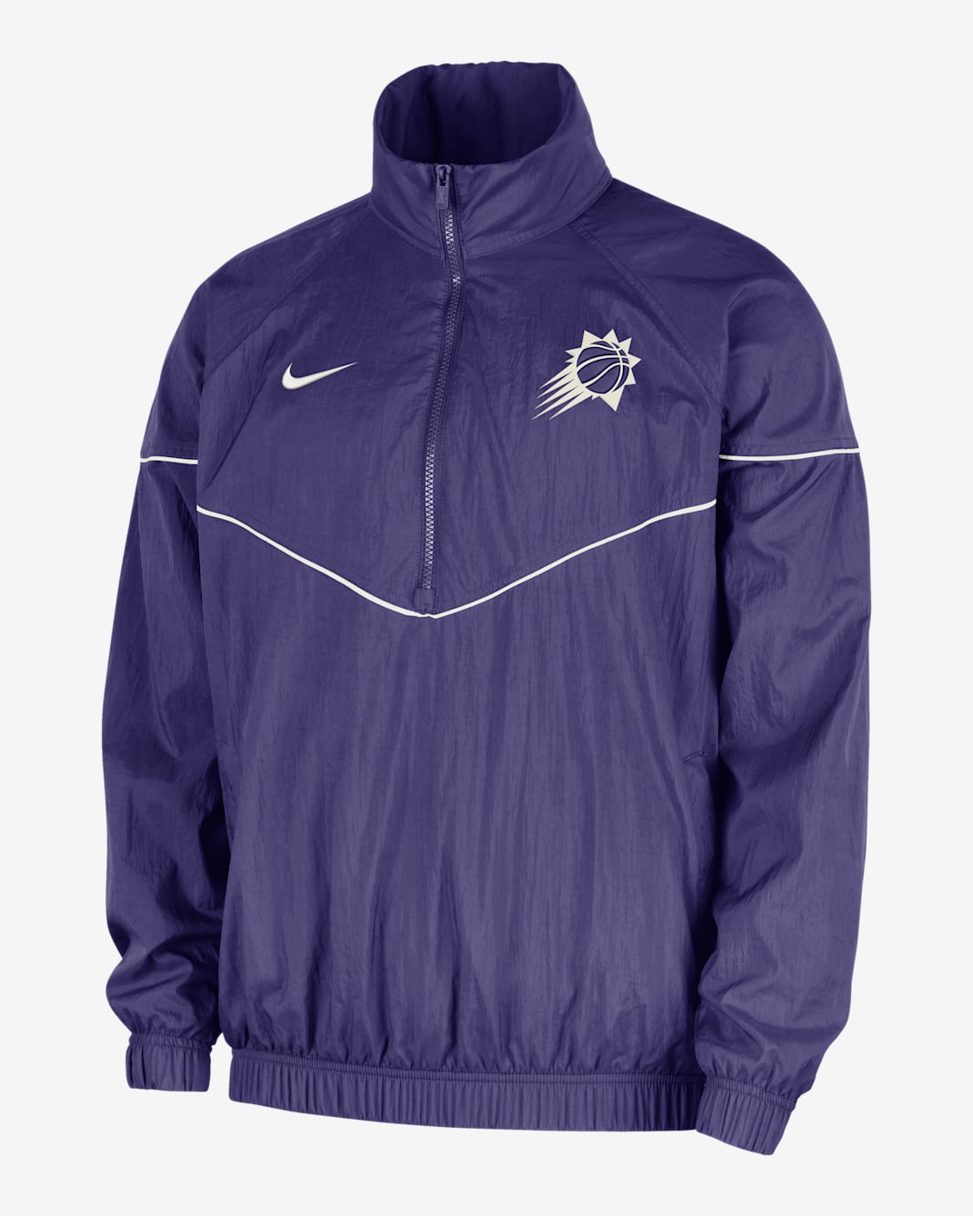 Phoenix Suns Courtside Windrunner Men's Nike NBA Anorak Jacket - New Orchid/Sail