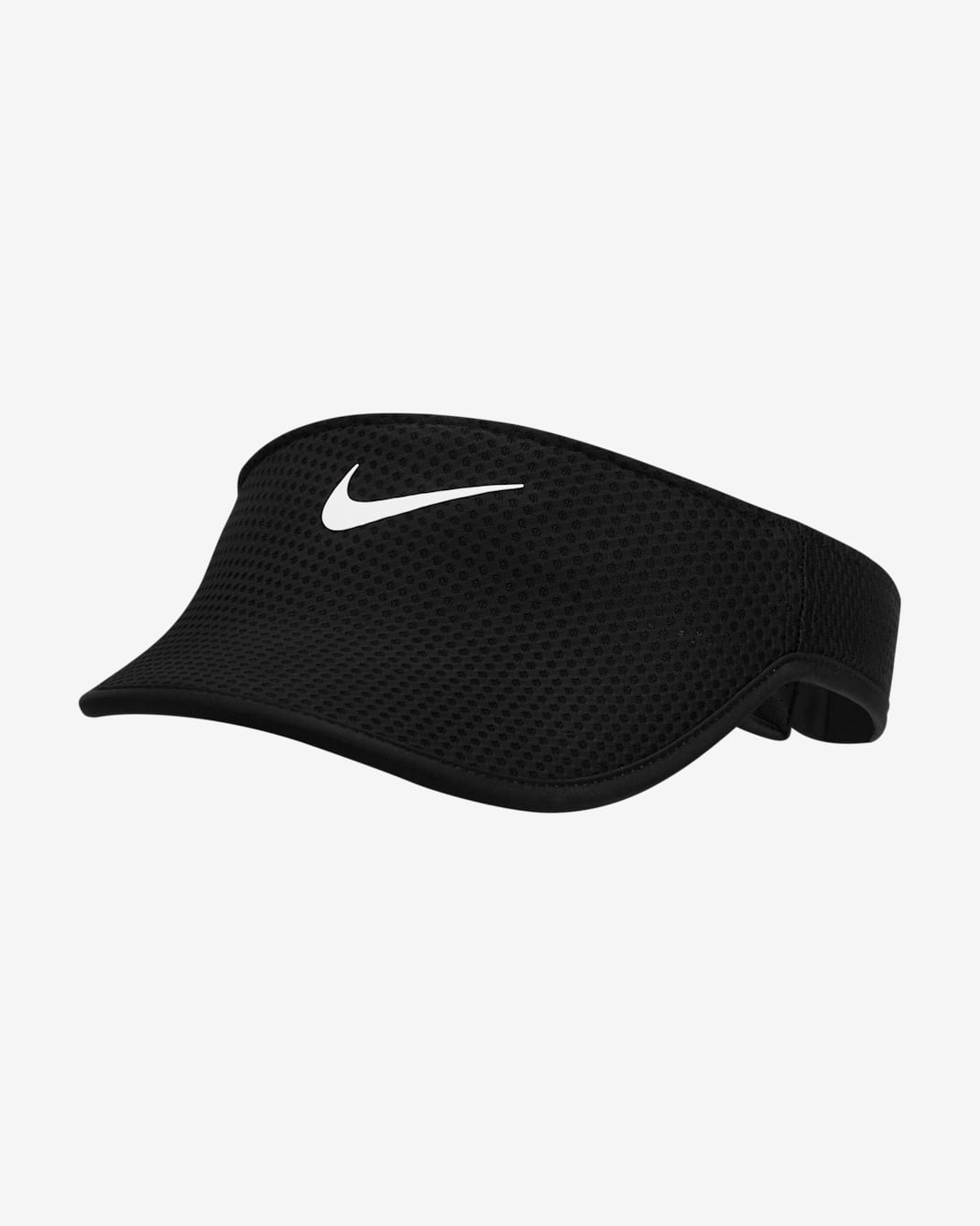 หมวกไวเซอร์วิ่ง Nike Dri-FIT AeroBill - ดำ/ขาว