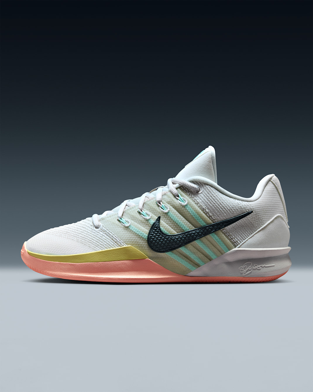 Sabrina 3 "Silencer" Basketball Shoes - Summit White/Photon Dust/Washed Coral/Iron Grey