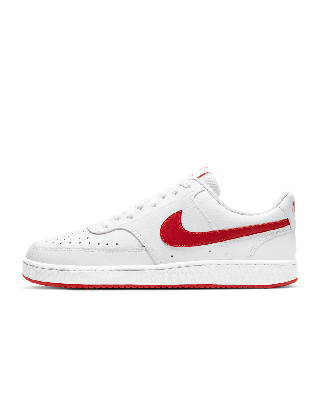 Nike Court Vision Low Shoes - White/University Red
