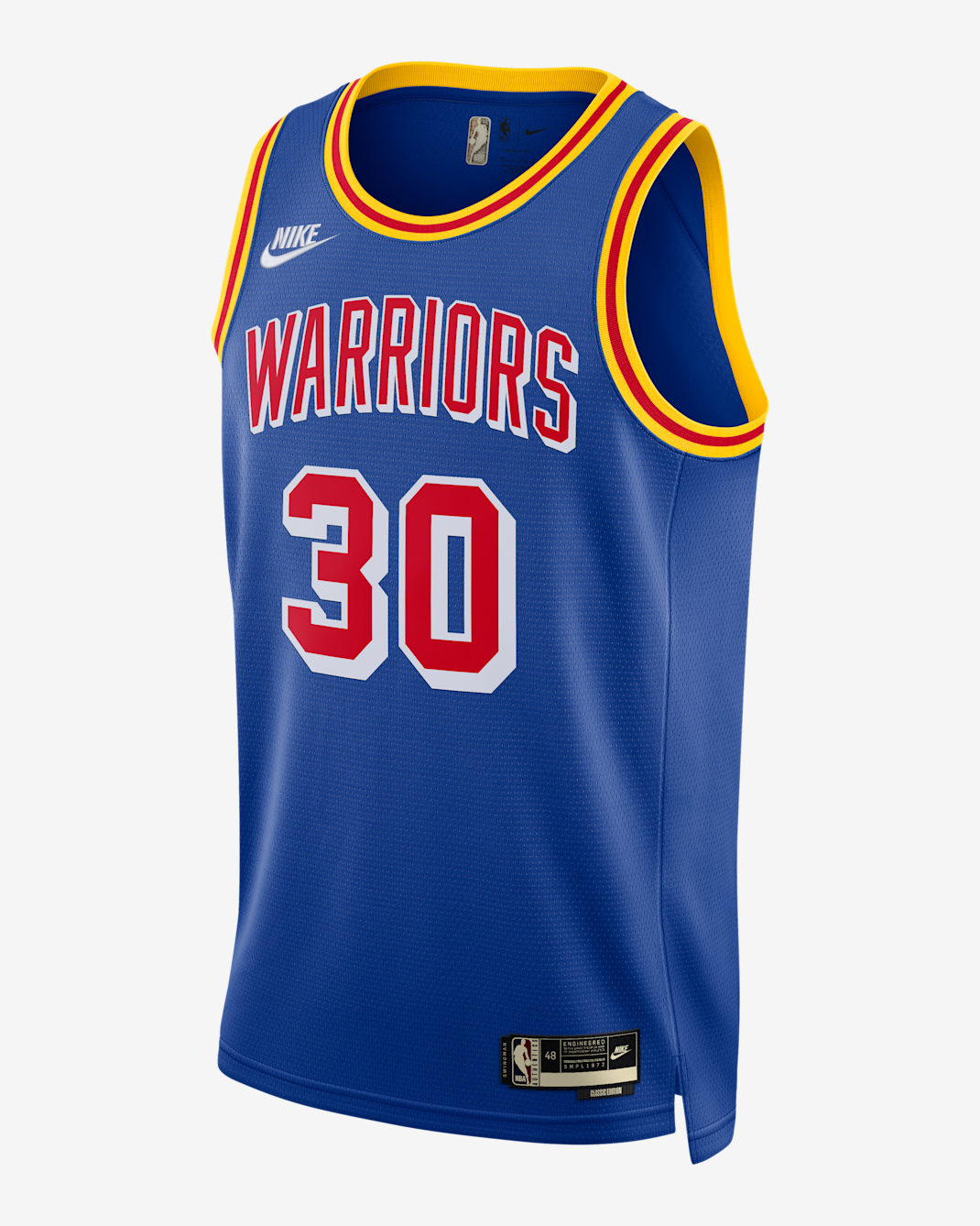 Golden State Warriors Classic Edition Nike Dri-FIT NBA Swingman Jersey - Rush Blue