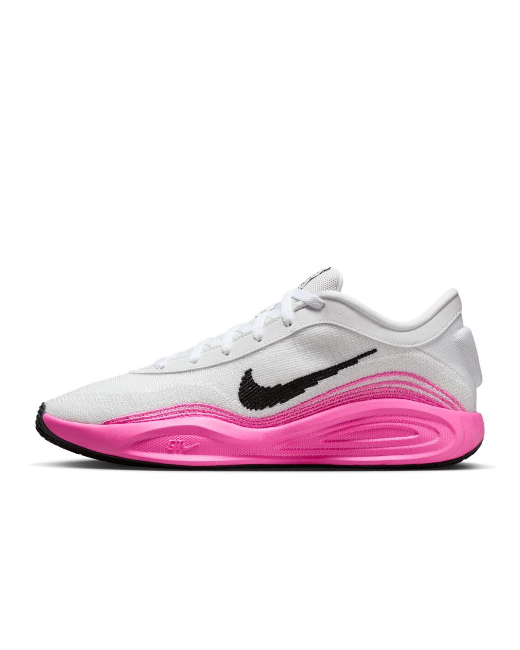 Tenis de básquetbol G.T. Hustle Academy - Blanco/Avalancha rosa/Negro