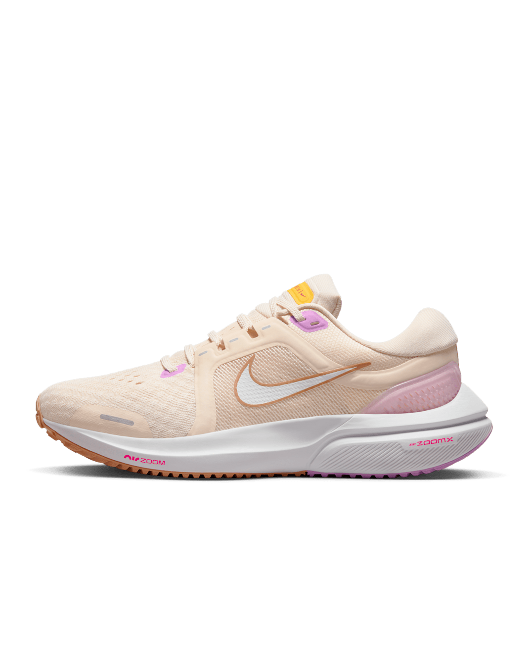 Nike Vomero 16 Women's Road Running Shoes - Guava Ice/Rush Fuchsia/Vivid Sulphur/White