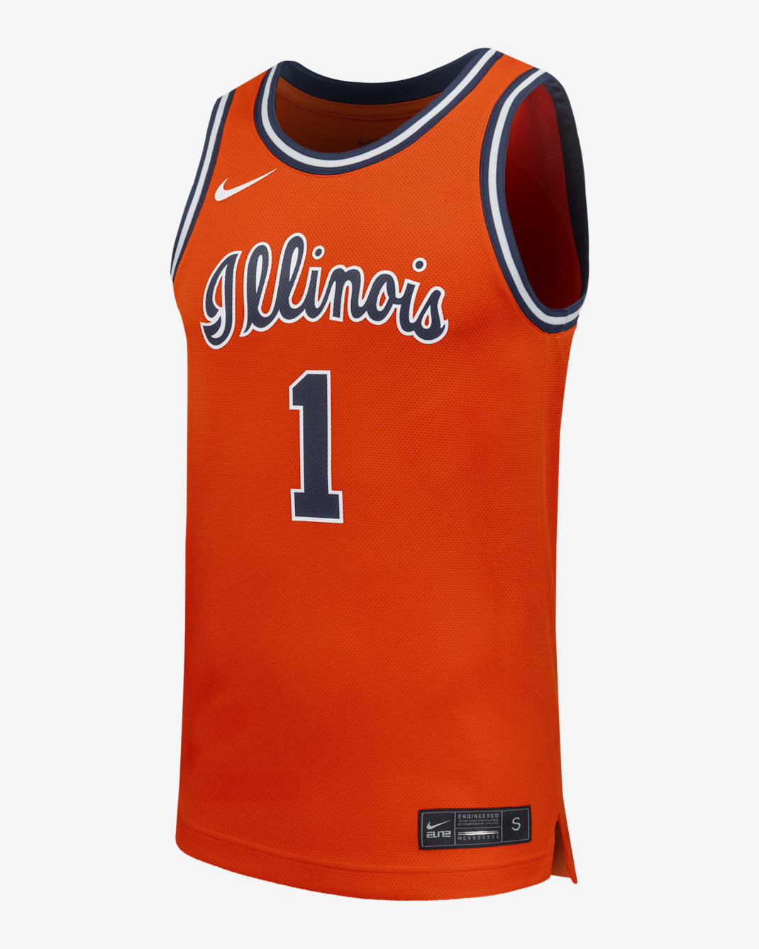 Illinois Fighting Men's Basketball Nike College Replica Jersey - Team Orange