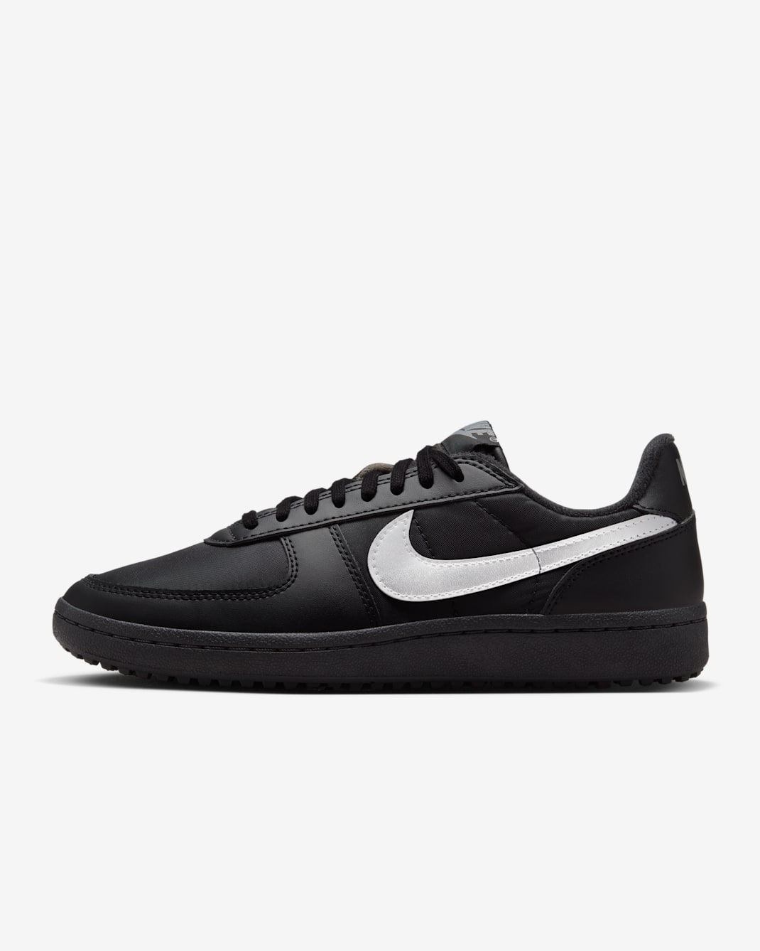 Nike Field General Schuh (Damen) - Schwarz/Schwarz/Metallic Silver