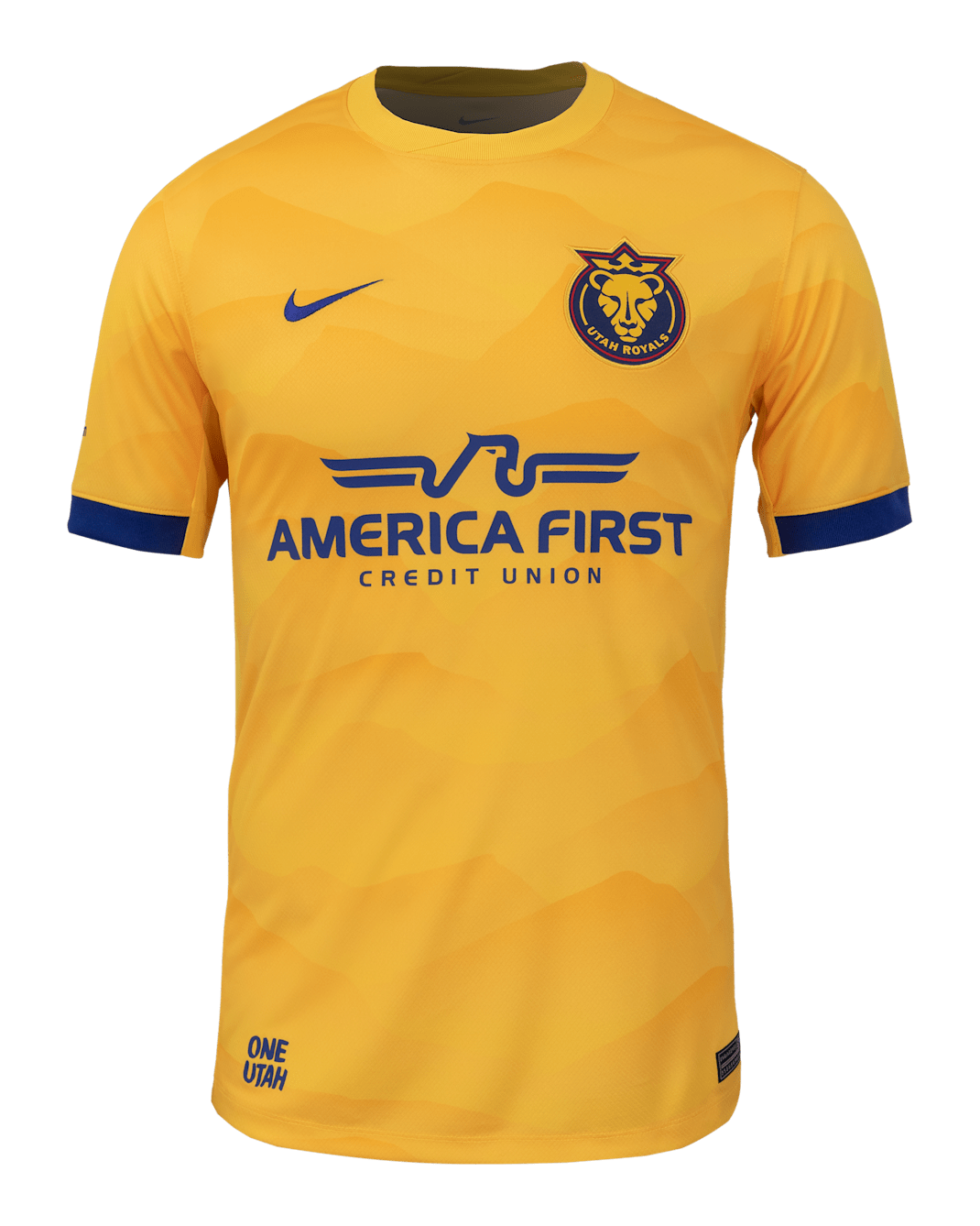 Utah Royals FC 2025 Stadium Home Men's Nike Dri-FIT NWSL Replica Jersey - Varsity Maize/University Gold