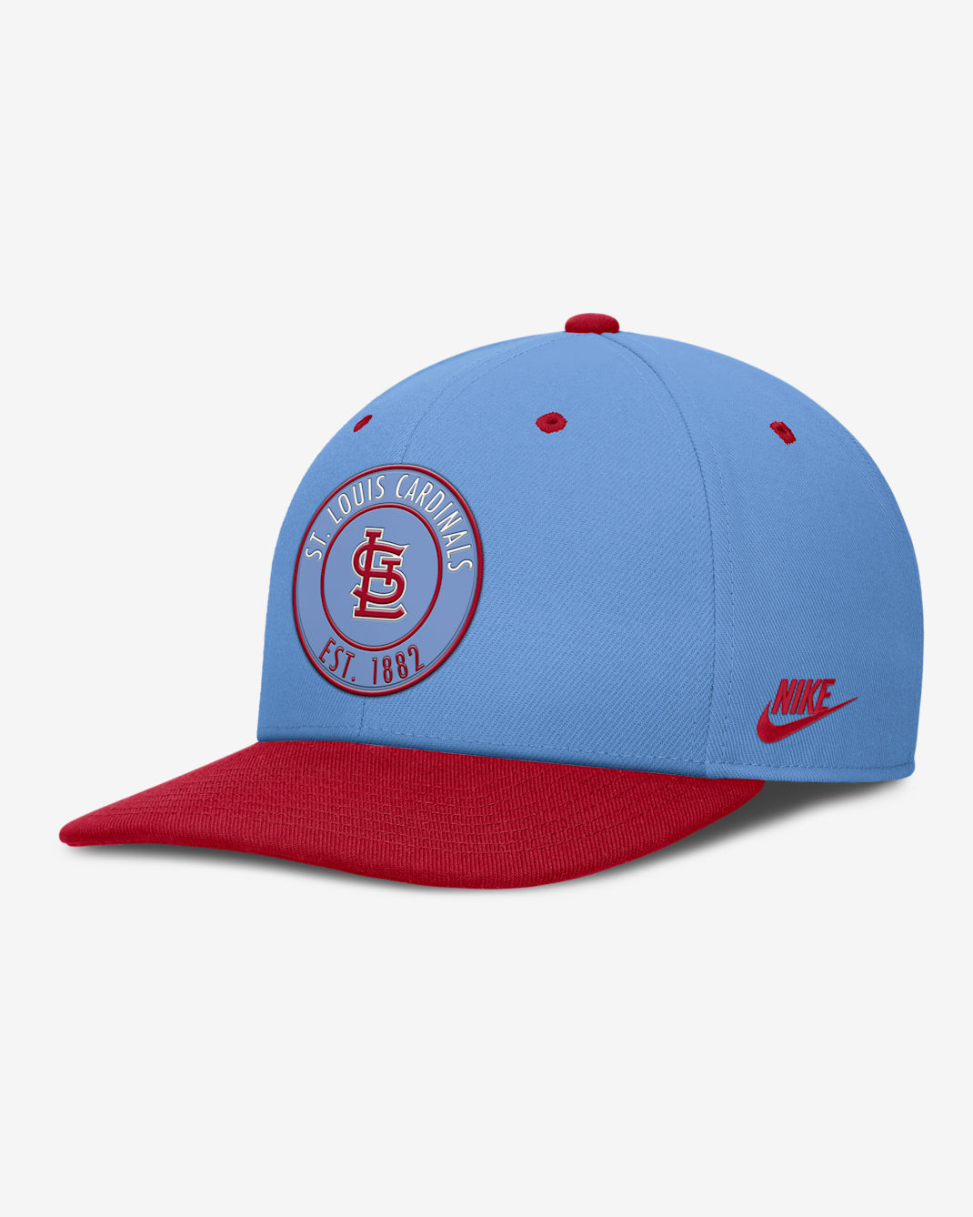 St. Louis Cardinals Cooperstown Pro Men's Nike Dri-FIT MLB Adjustable Hat - Light Blue