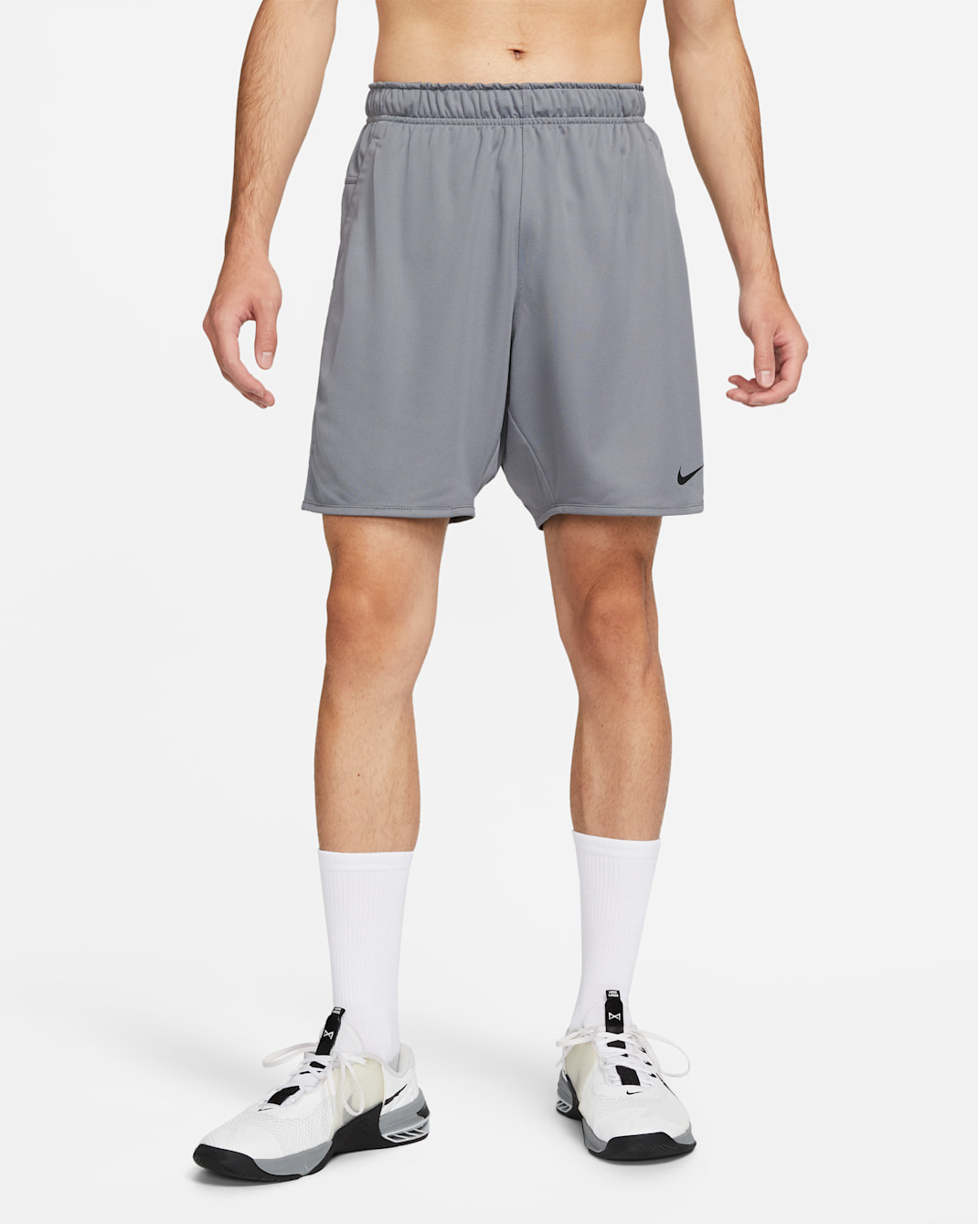 Nike Totality Men's Dri-FIT 18cm (approx.) Unlined Versatile Shorts - Smoke Grey/Black/Smoke Grey/Black