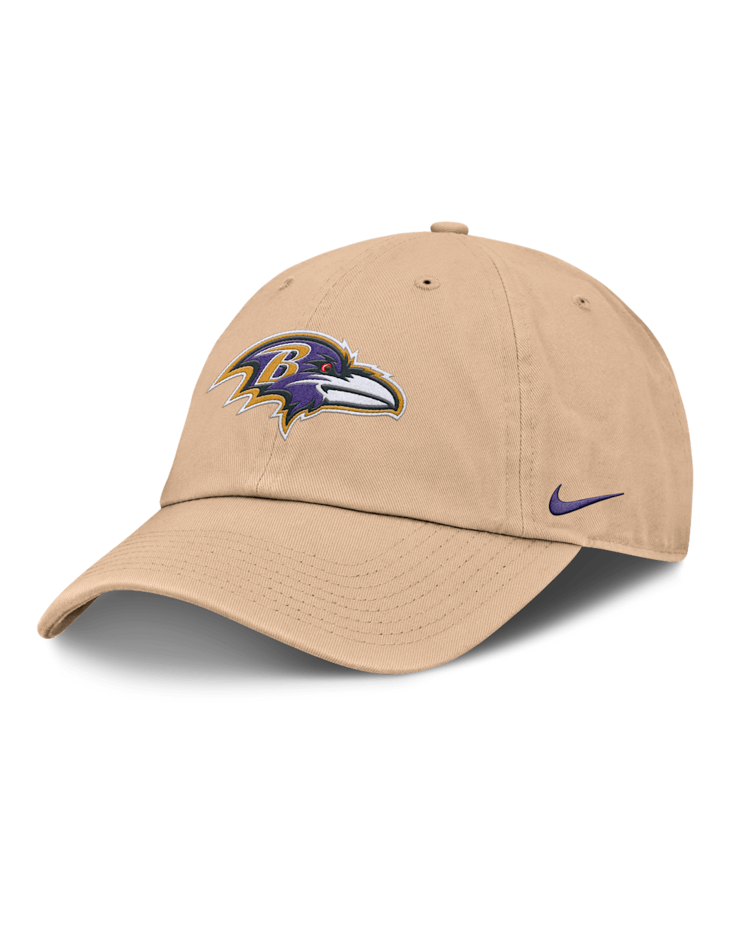 Baltimore Ravens Club Men's Nike NFL Adjustable Hat - Desert