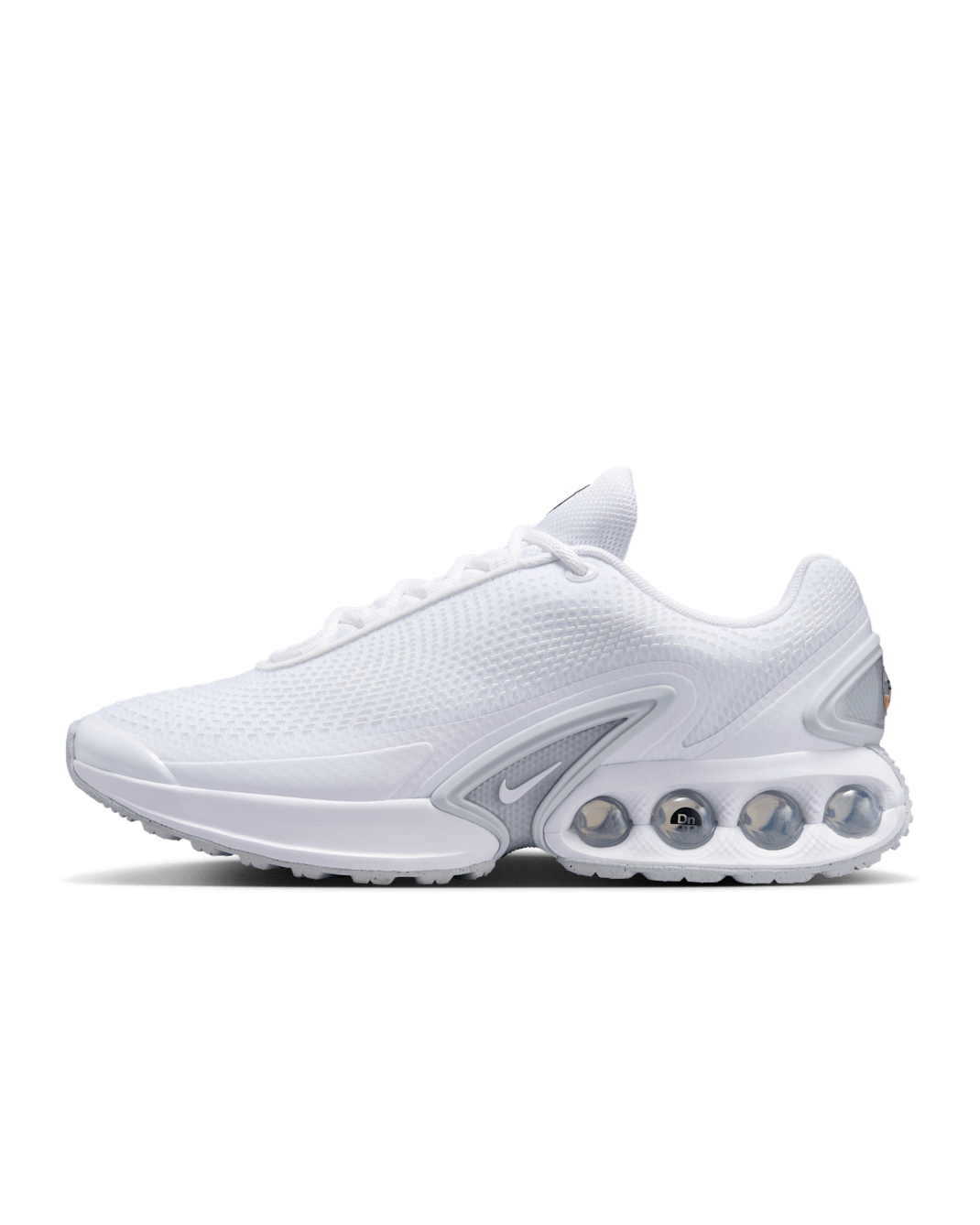 Nike Air Max Dn Shoes - White/White/Metallic Silver/White