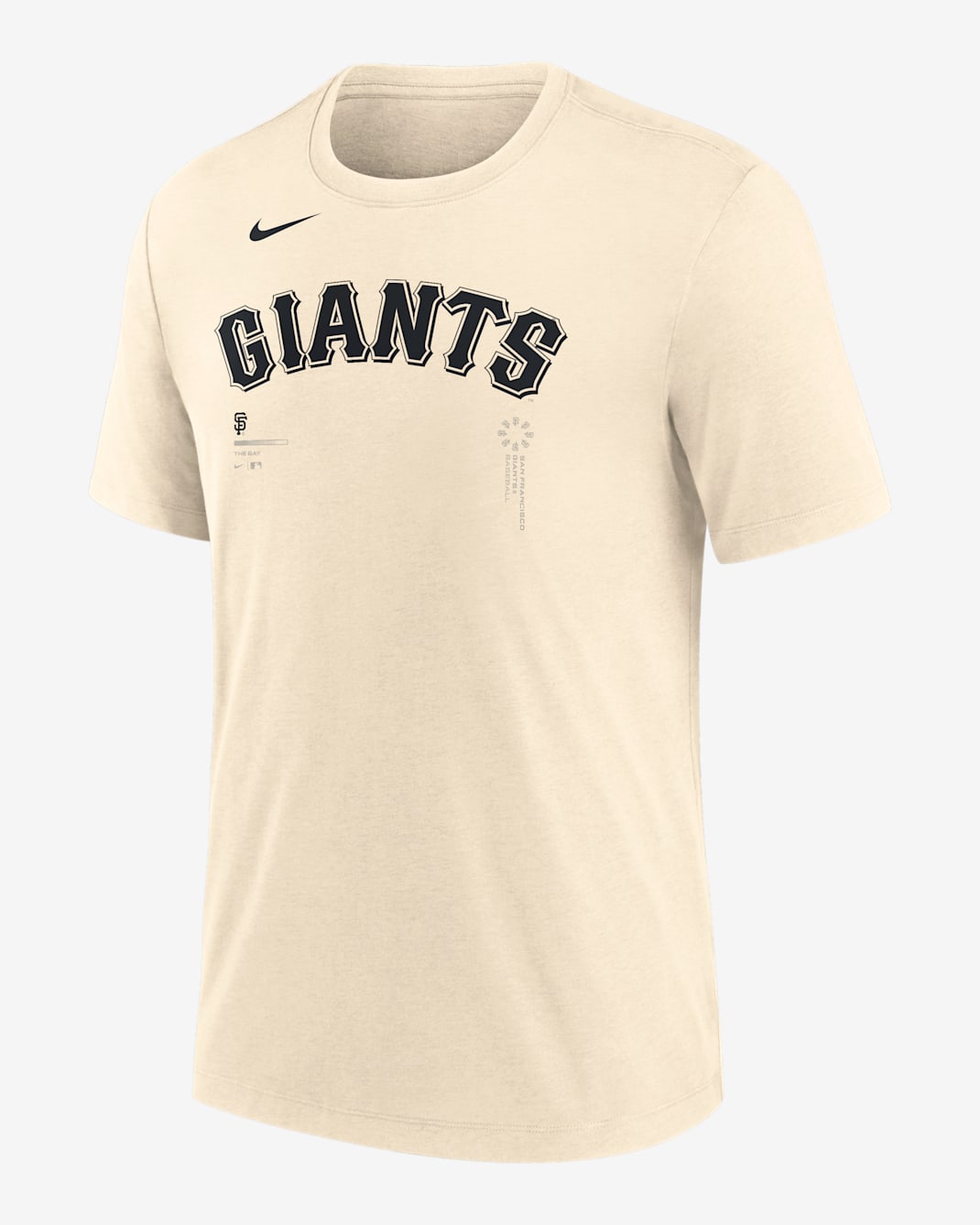 San Francisco Giants Wordmark Men's Nike MLB T-Shirt - Natural