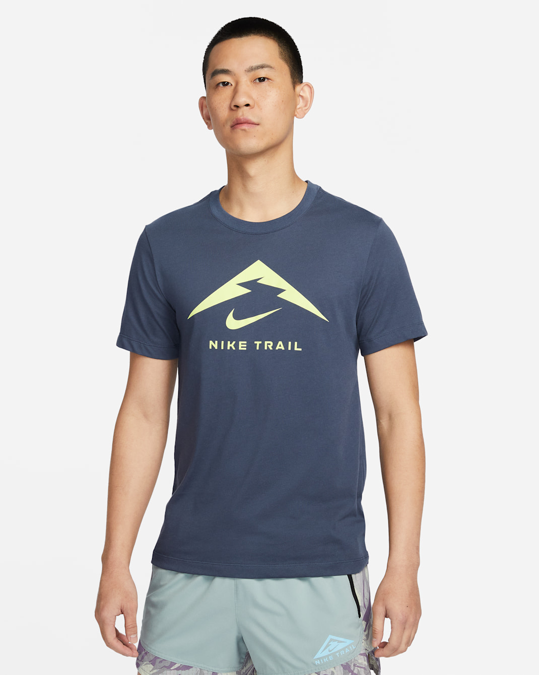 Nike Dri-FIT Men's Trail Running T-Shirt - Thunder Blue