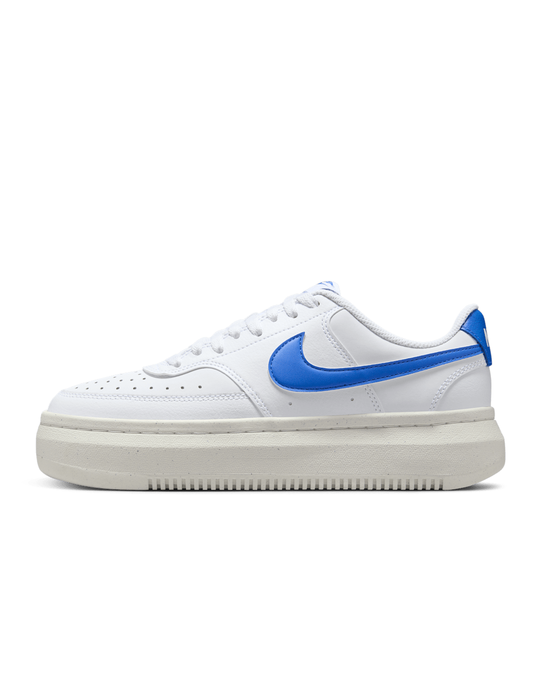 Tenis para mujer Nike Court Vision Alta - Blanco/Vela/Hiperroyal