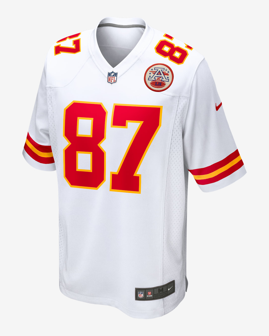 Jersey de juego Nike para hombre Travis Kelce Kansas City Chiefs - Blanco