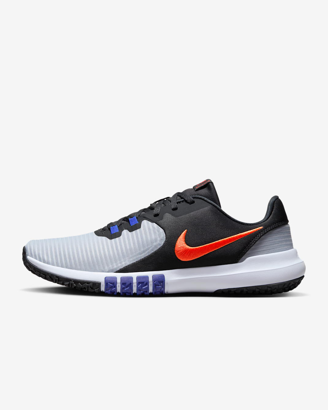 Tenis de entrenamiento para hombre Nike Flex Control 4 - Gris lobo/Negro/Azul carrera/Naranja team