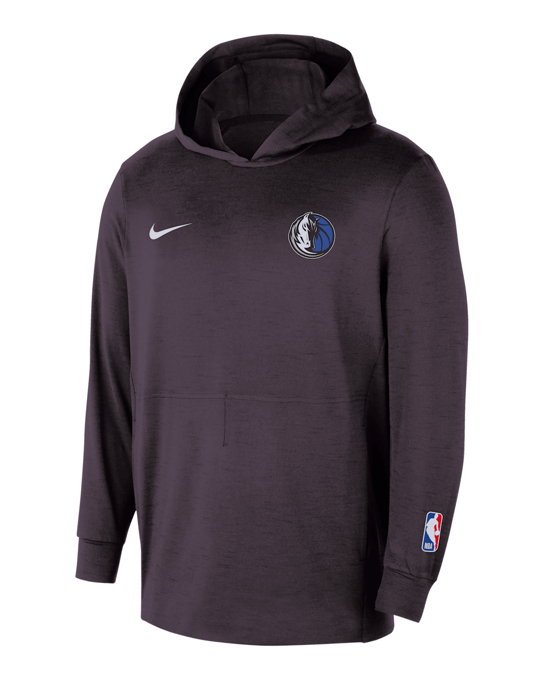 Dallas Mavericks Restore Men's Nike NBA Lightweight Pullover Hoodie - Black/Off Noir/Heather/White