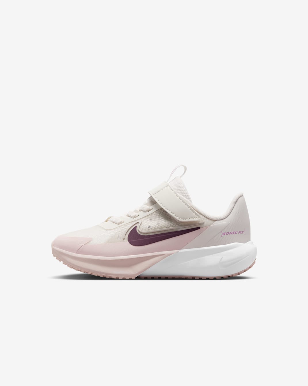 Tenis de correr para niños de preescolar Nike Sonic Fly - Fantasma/Crema II/Rojo sedimento/Tatuaje