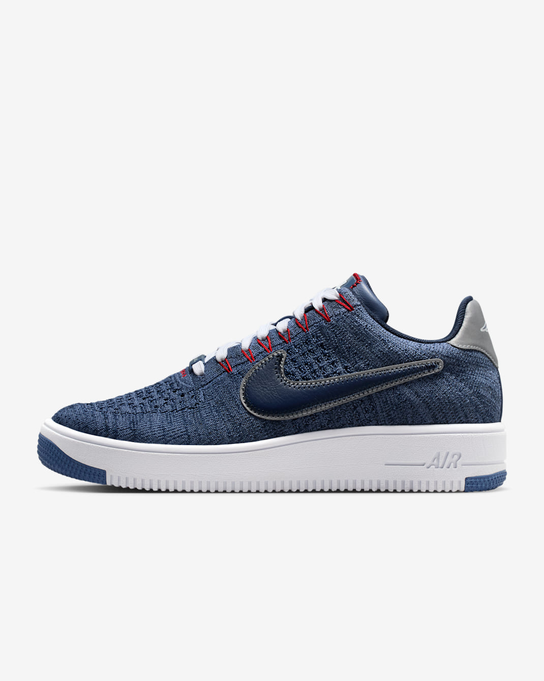 Nike Air Force 1 Ultra Flyknit Low Men's Shoes - Diffused Blue/College Navy/University Red/White