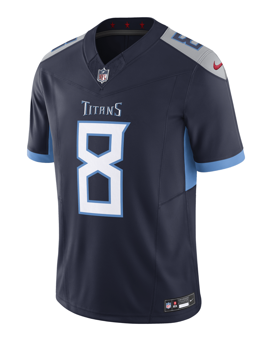 Will Levis Tennessee Titans Men's Nike Dri-FIT NFL Limited Jersey - Navy