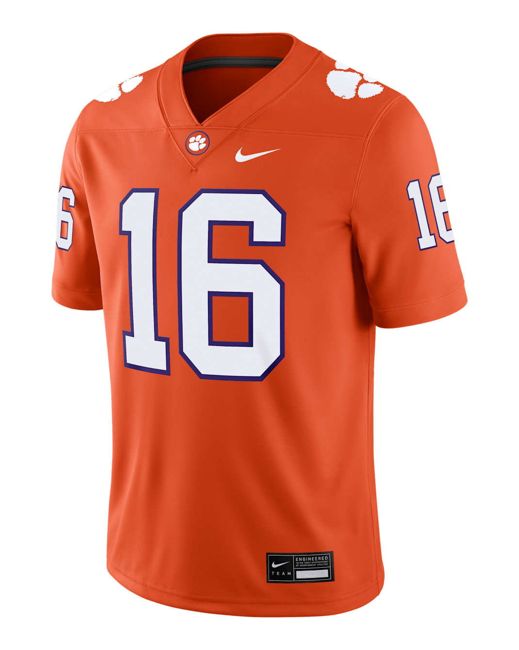 Clemson Tigers Men's Nike Dri-FIT College Game Jersey - Orange