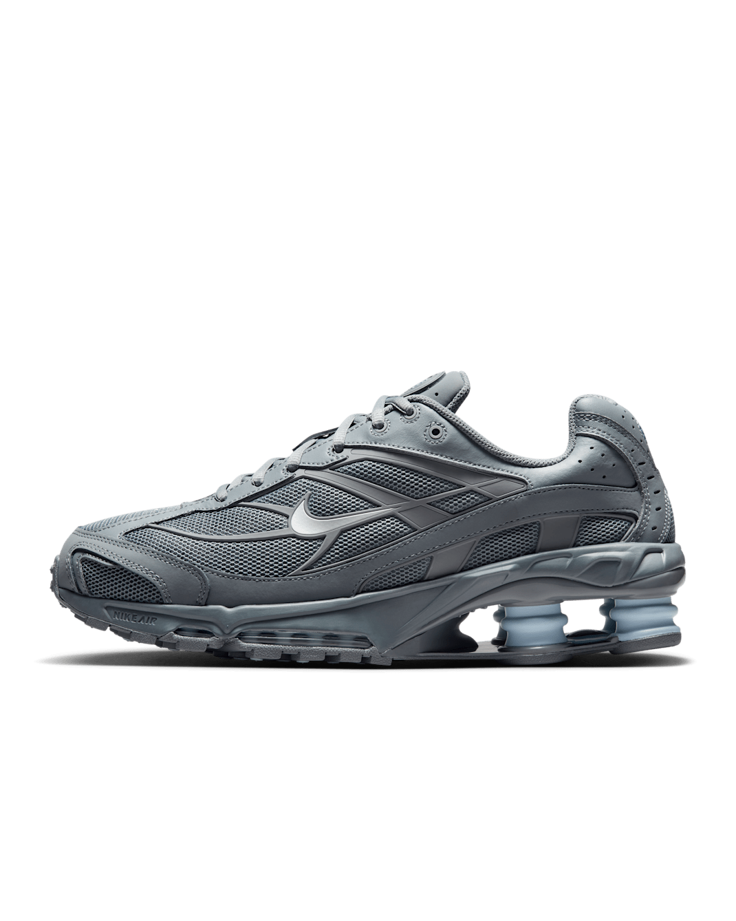 Nike Shox Ride 2 Men's Shoes - Cool Grey/Celestine Blue/Metallic Silver