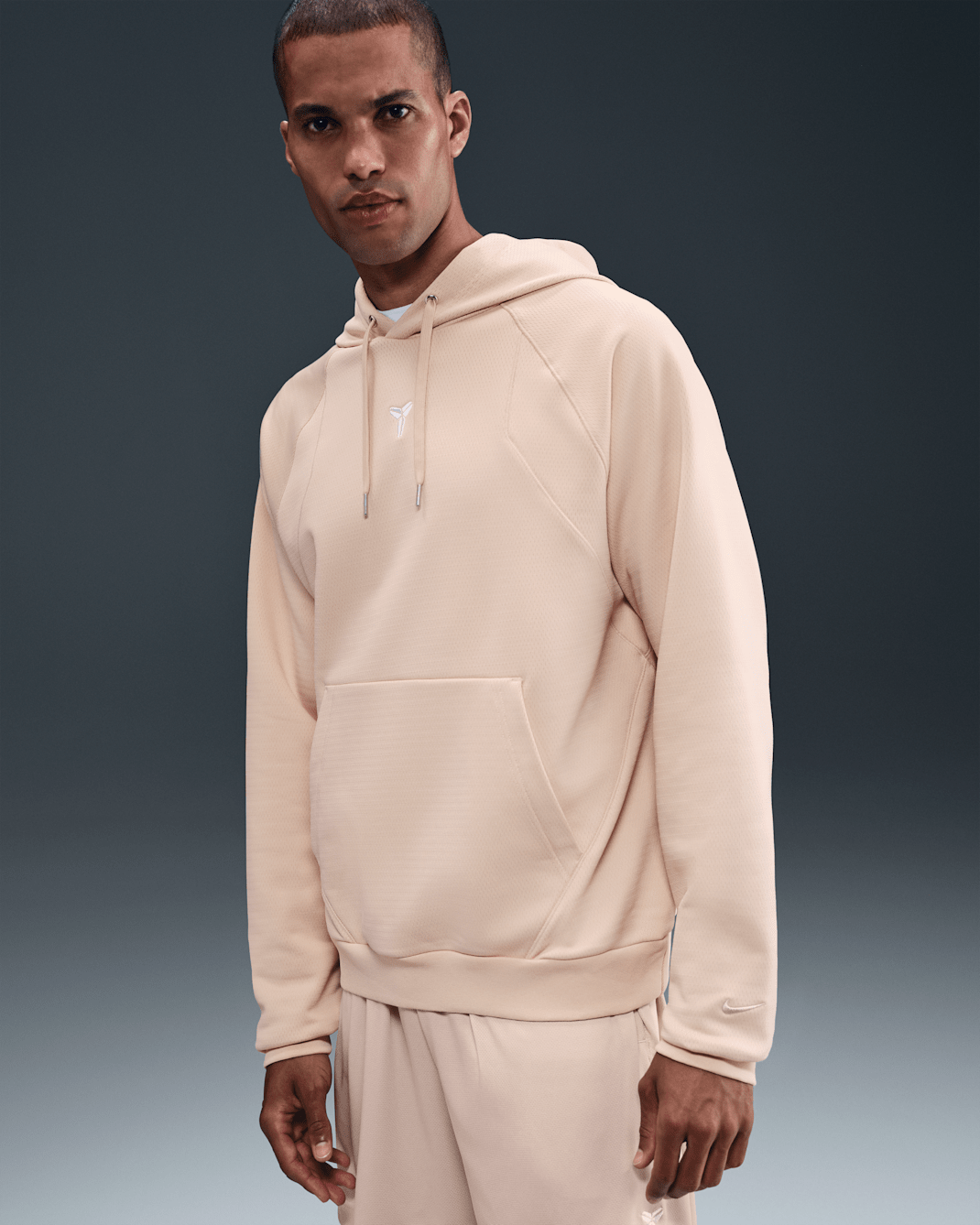 Sweat à capuche Therma-FIT Kobe - Sanddrift/Sanddrift/Blanc