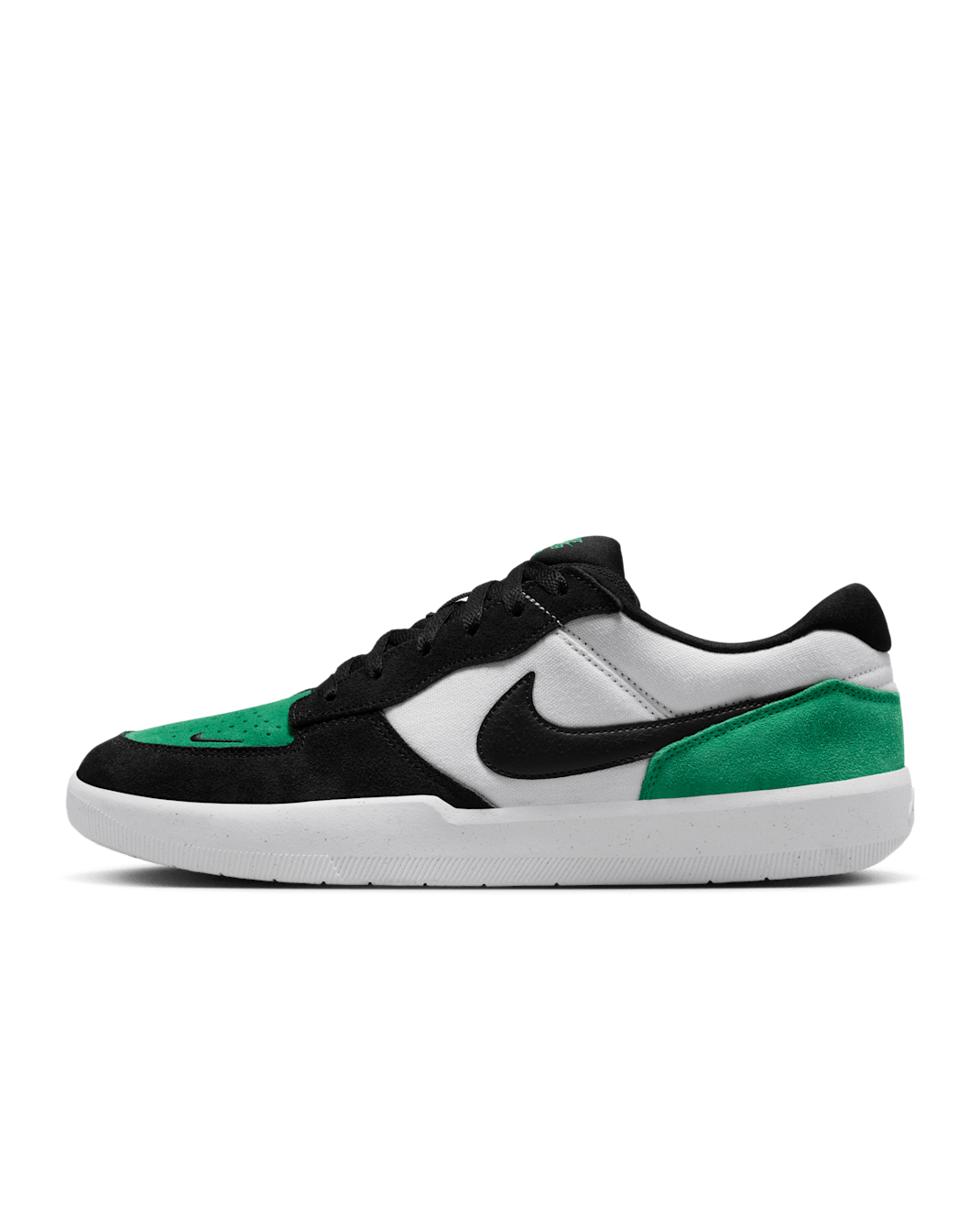 Nike SB Force 58 Skate Shoes - White/Stadium Green/White/Black