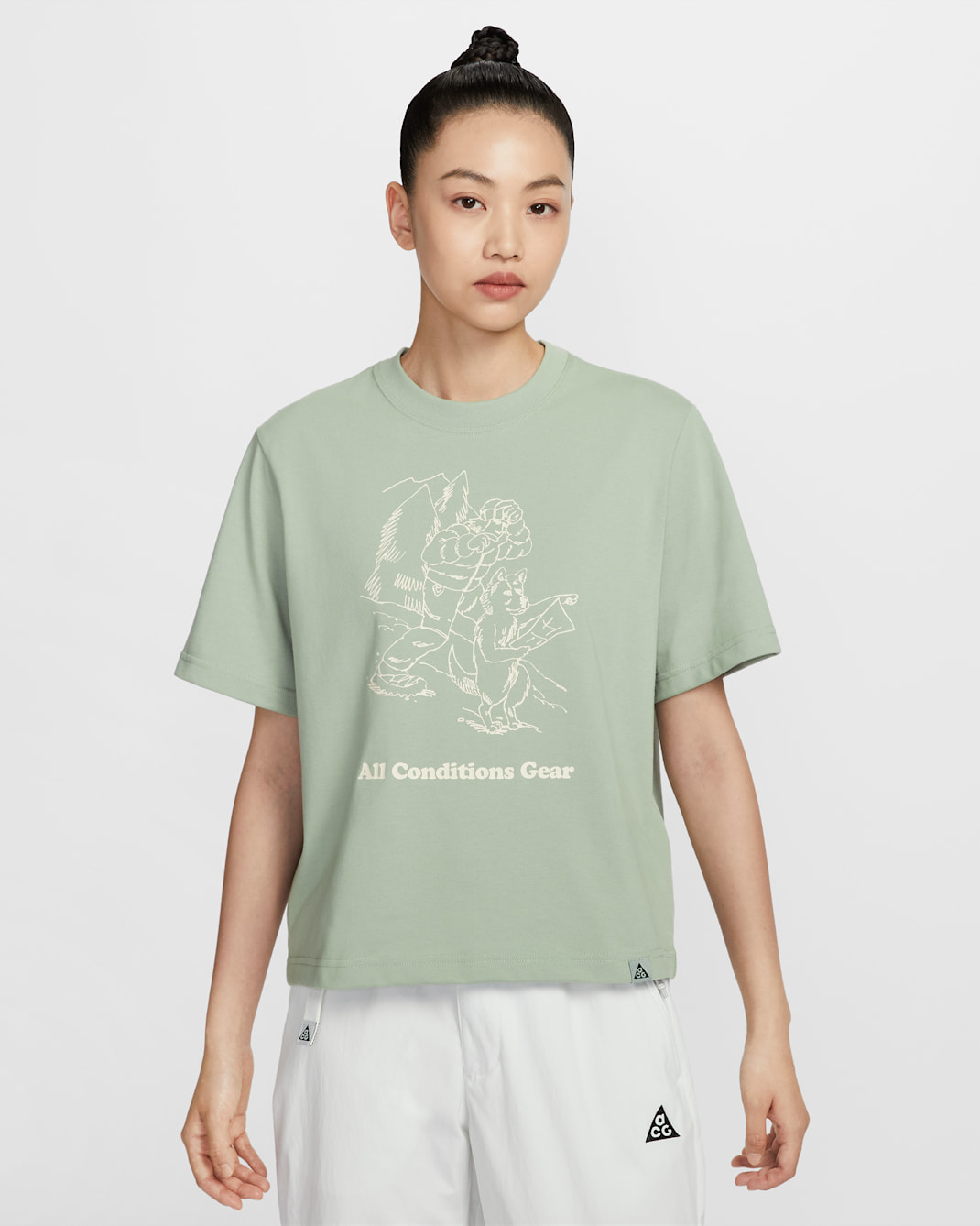 Nike ACG Women's Loose Graphic Tee - Jade Horizon