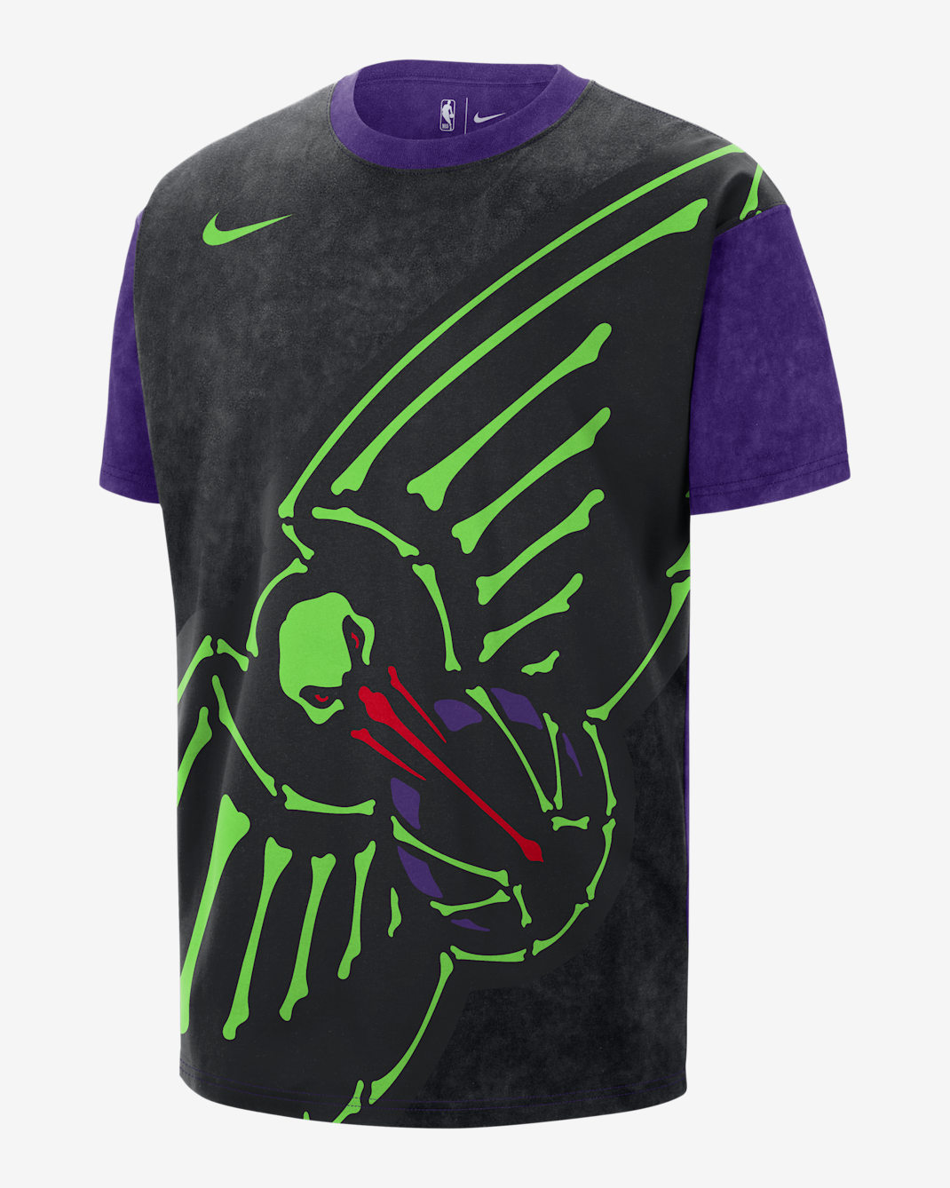 New Orleans Pelicans Essential City Edition Men's Nike NBA Max90 T-Shirt - Black/Field Purple
