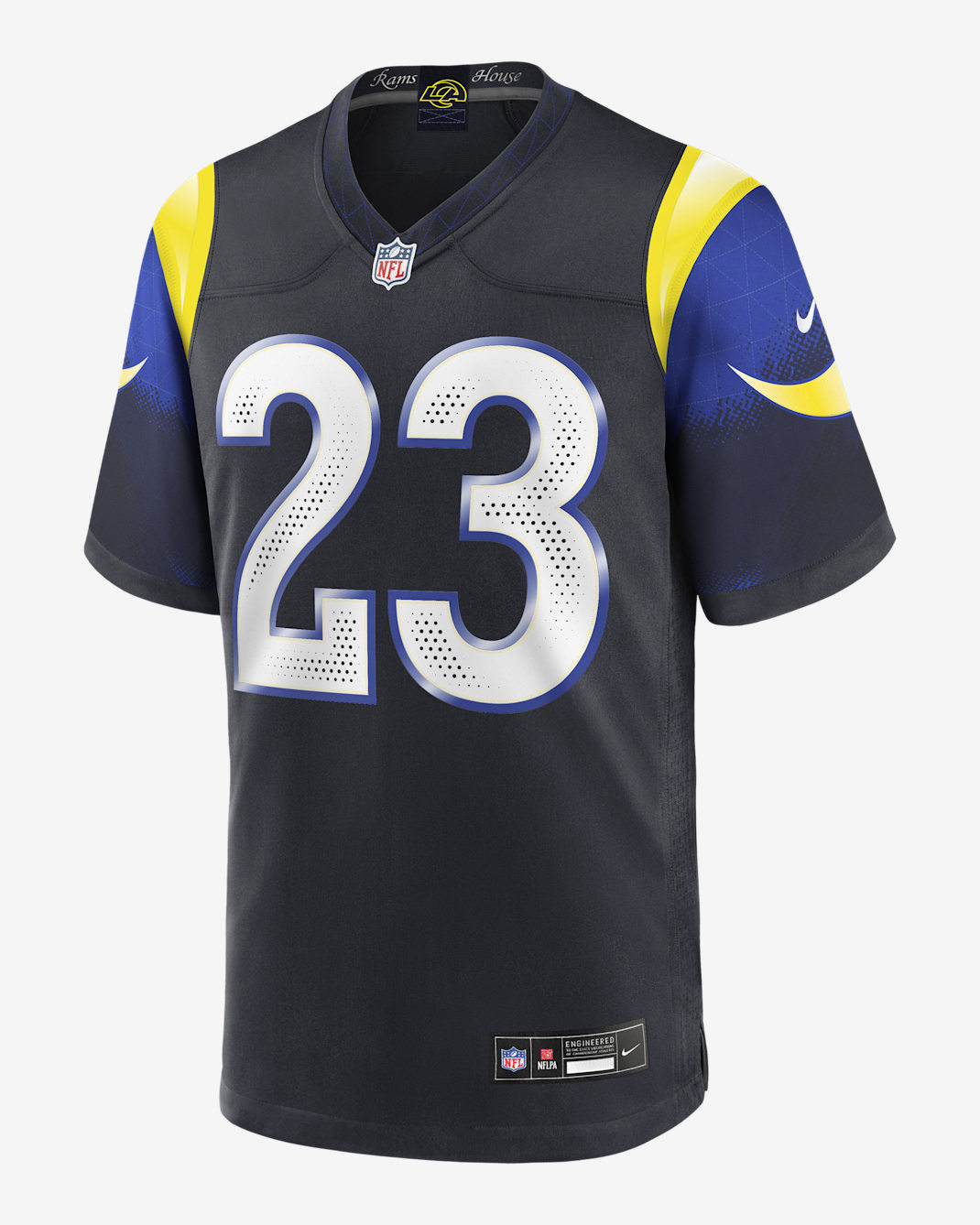 Kyren Williams Los Angeles Rams Rivalries Collection Men’s Nike NFL Game Jersey - Navy