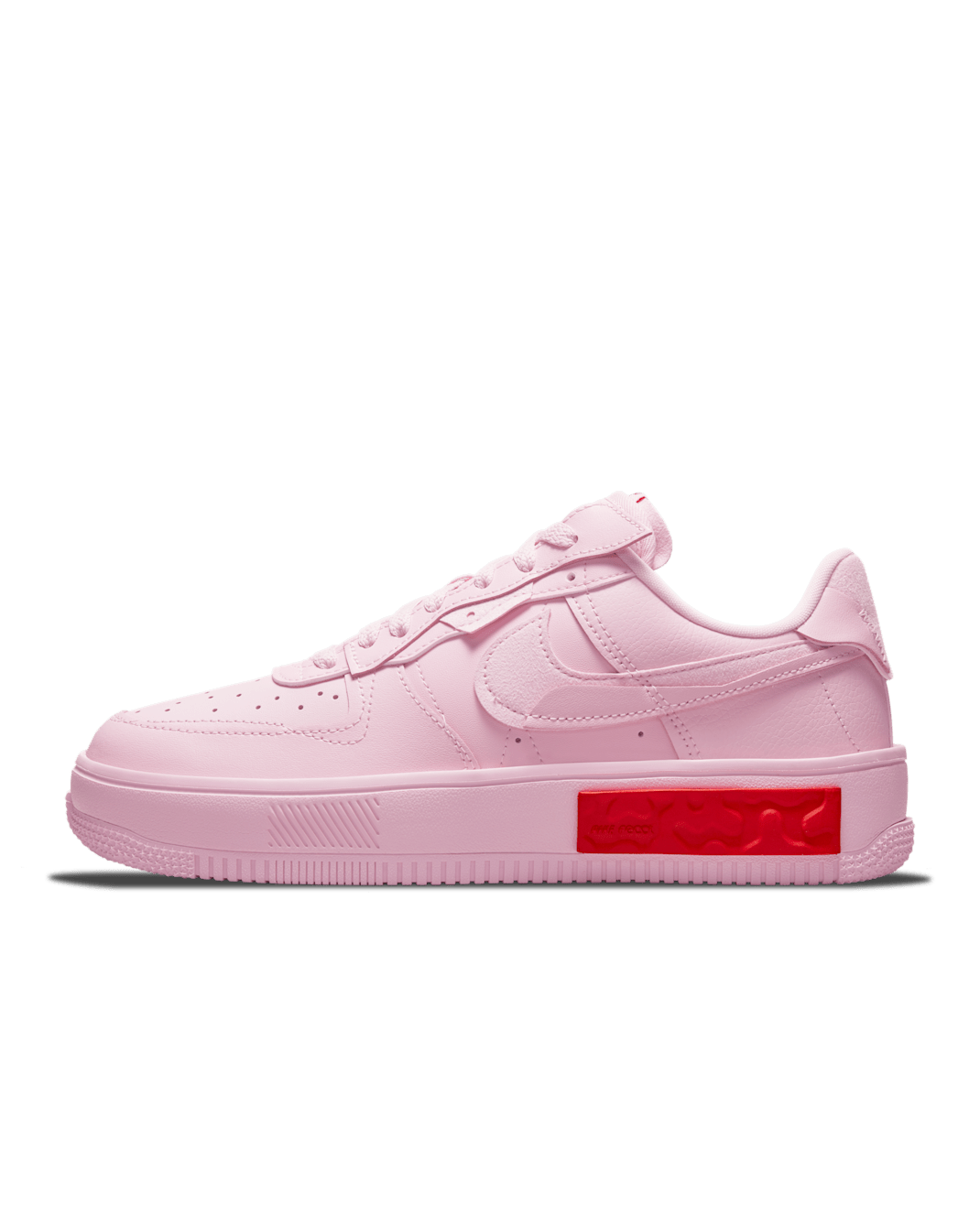 Nike Air Force 1 Fontanka Women's Shoes - Pink Foam/University Red/Black/Pink Foam